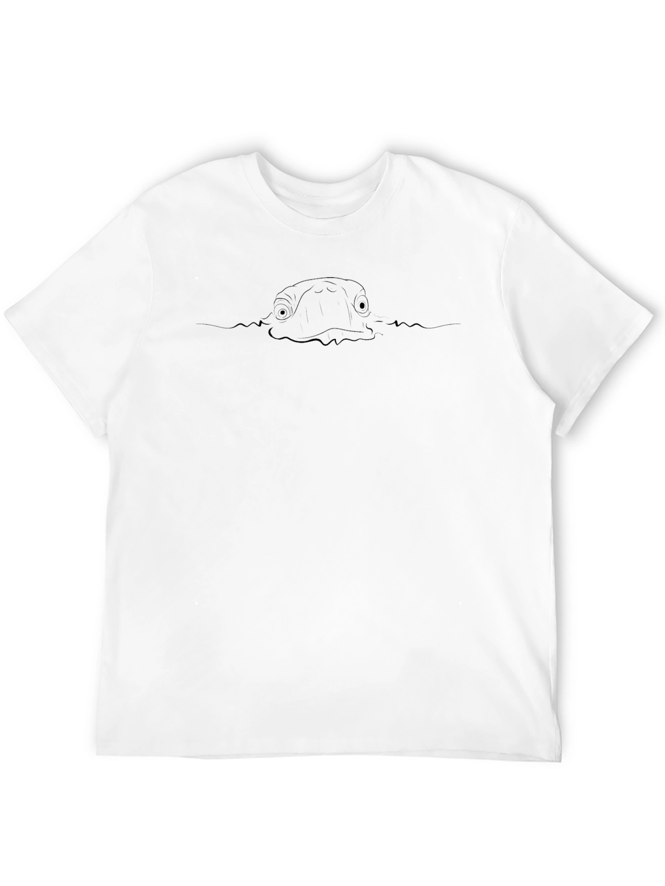 Mens Black Graphic Tee - Funny Meme Design