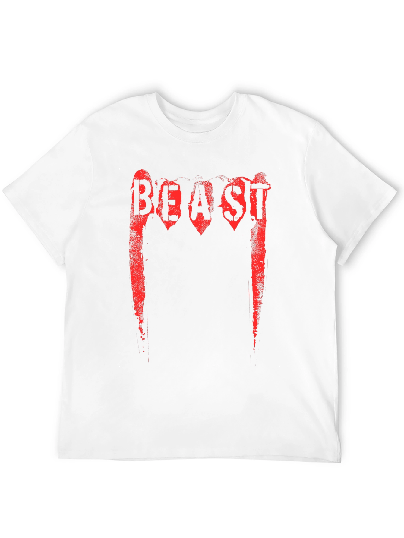 Beast Graphic Print Black T-Shirt