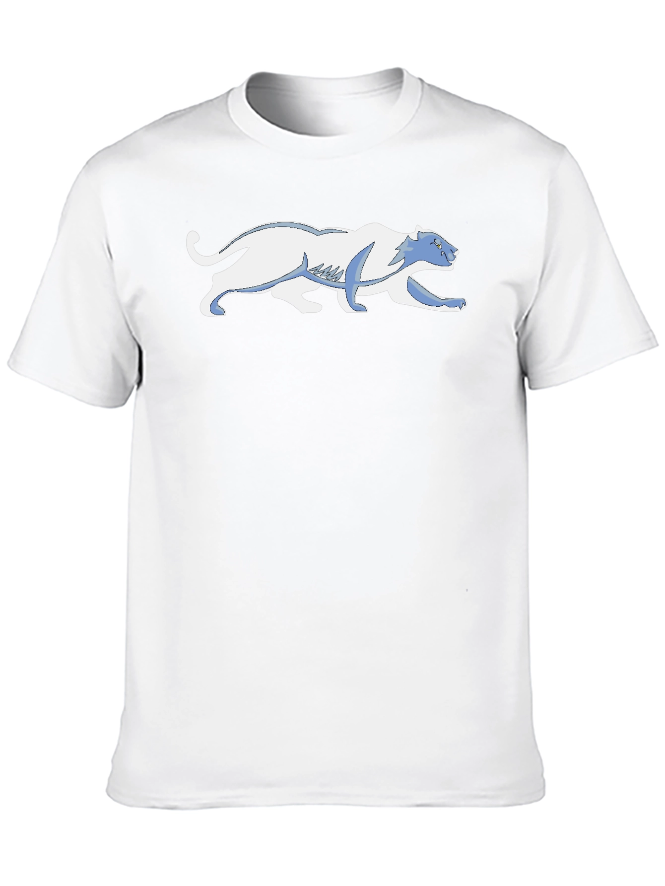 Cool Black T-Shirt with Unique Panther Design