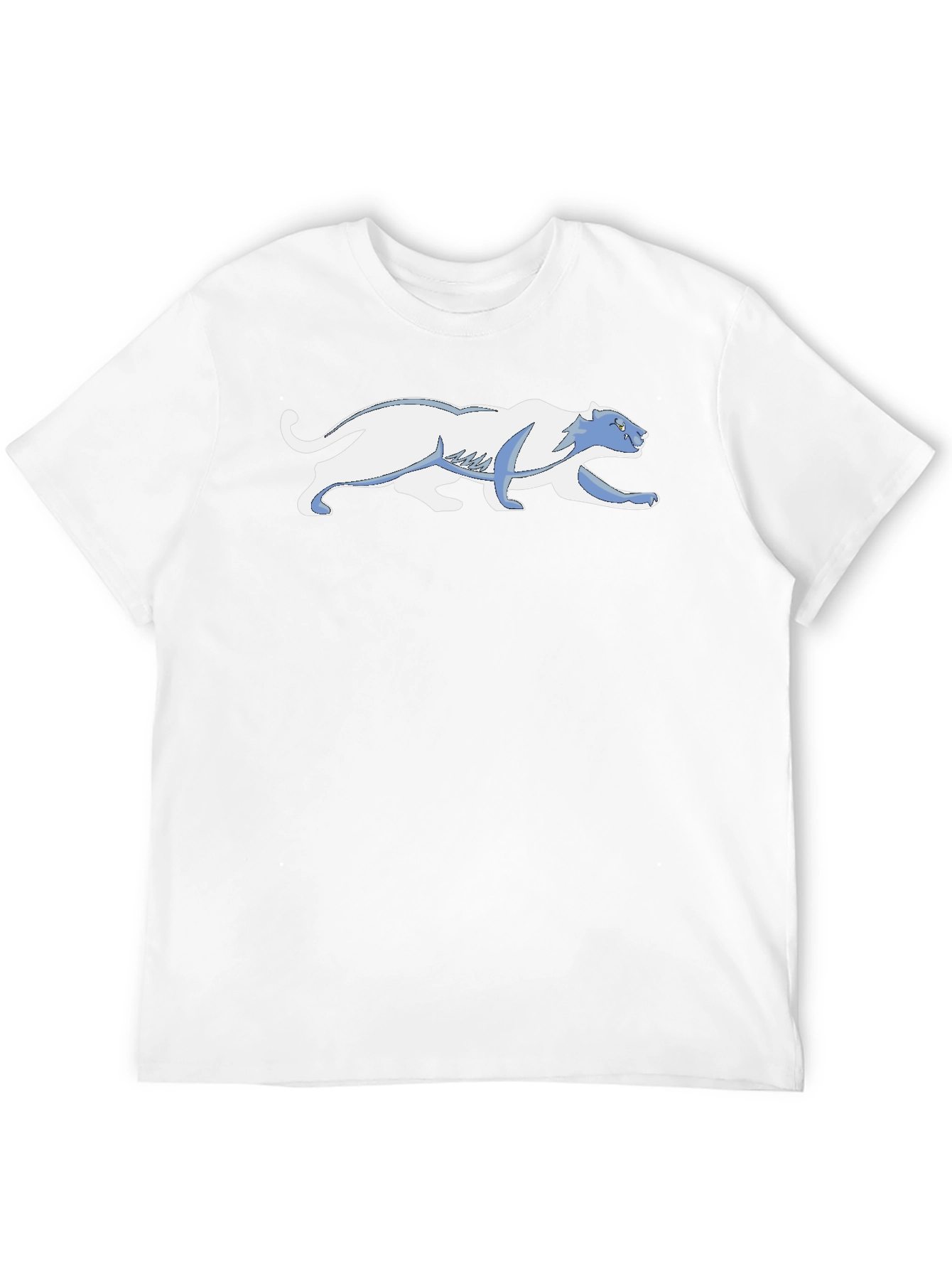 Cool Black T-Shirt with Unique Panther Design