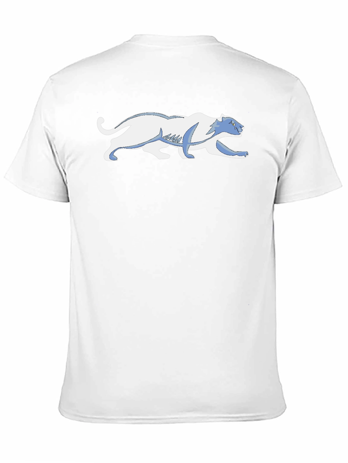 Cool Black T-Shirt with Unique Panther Design
