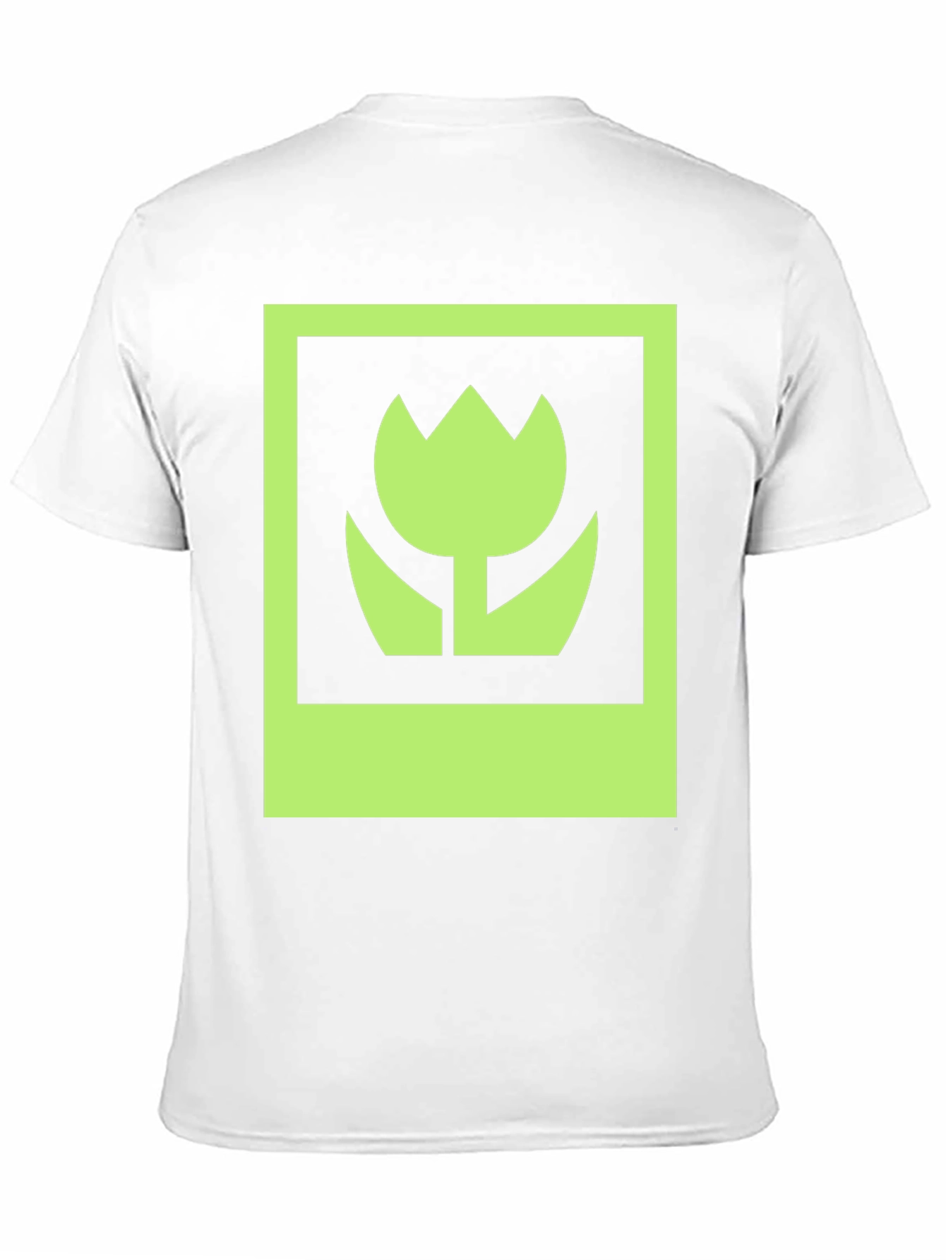 Green Flower Graphic T-Shirt - Stylish Casual Wear