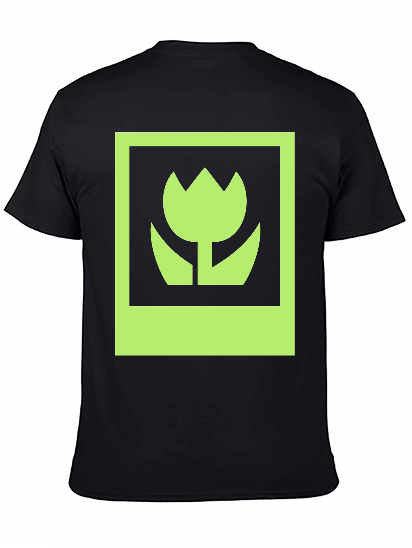 Green Flower Graphic T-Shirt - Stylish Casual Wear