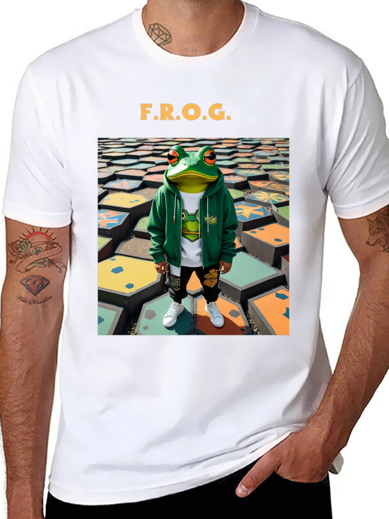 F.R.O.G. Graphic Print T-Shirt