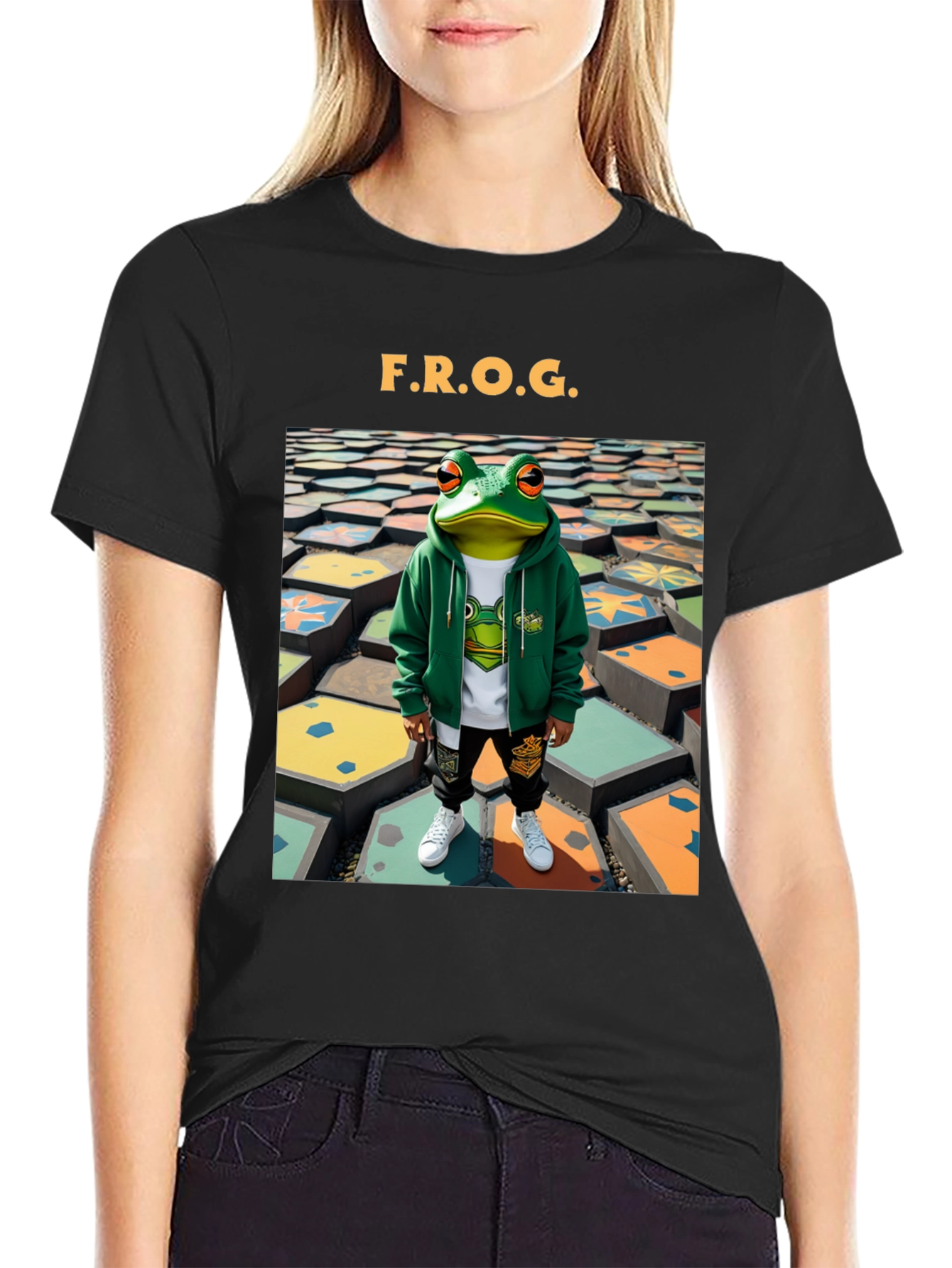 F.R.O.G. Graphic Print T-Shirt