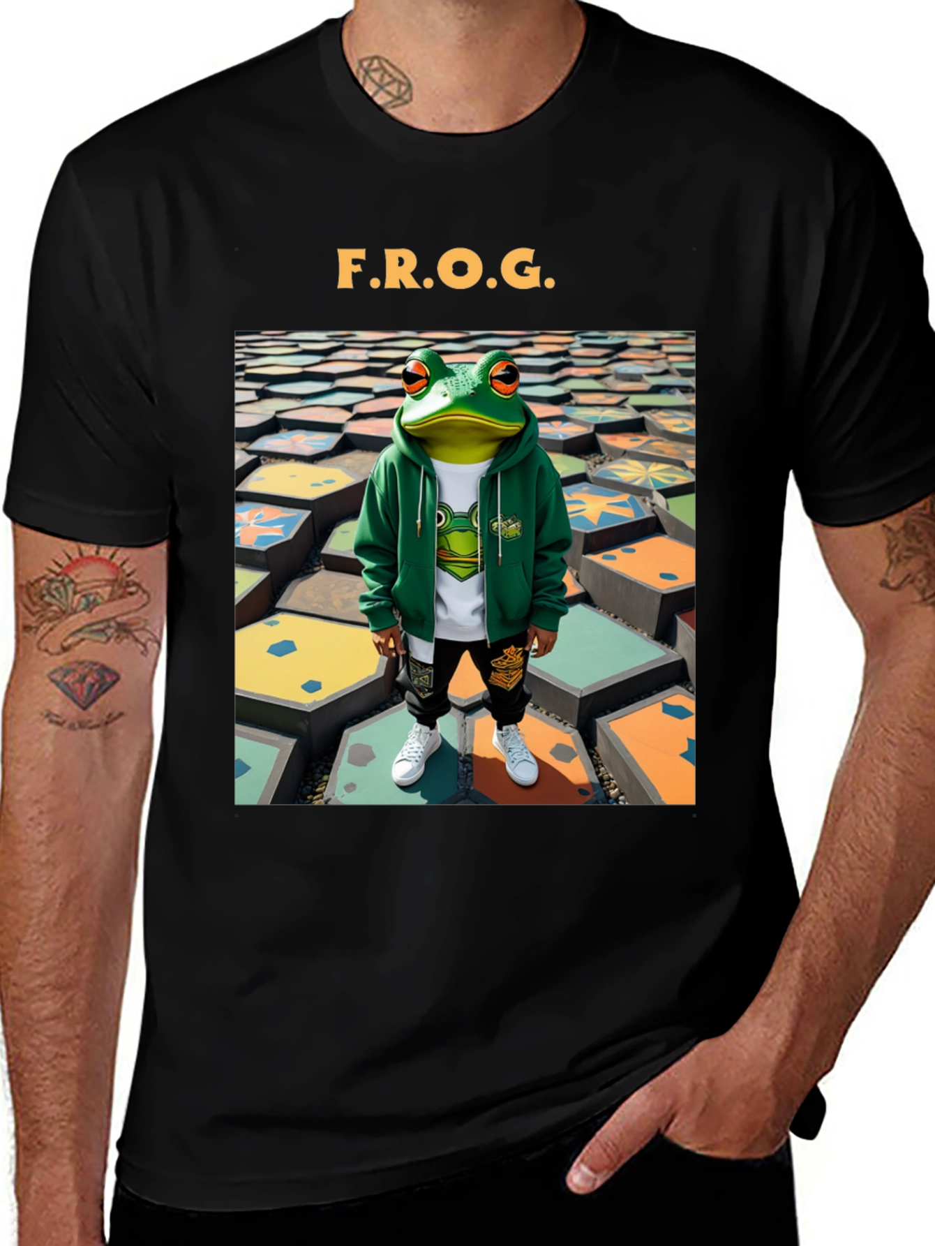 F.R.O.G. Graphic Print T-Shirt