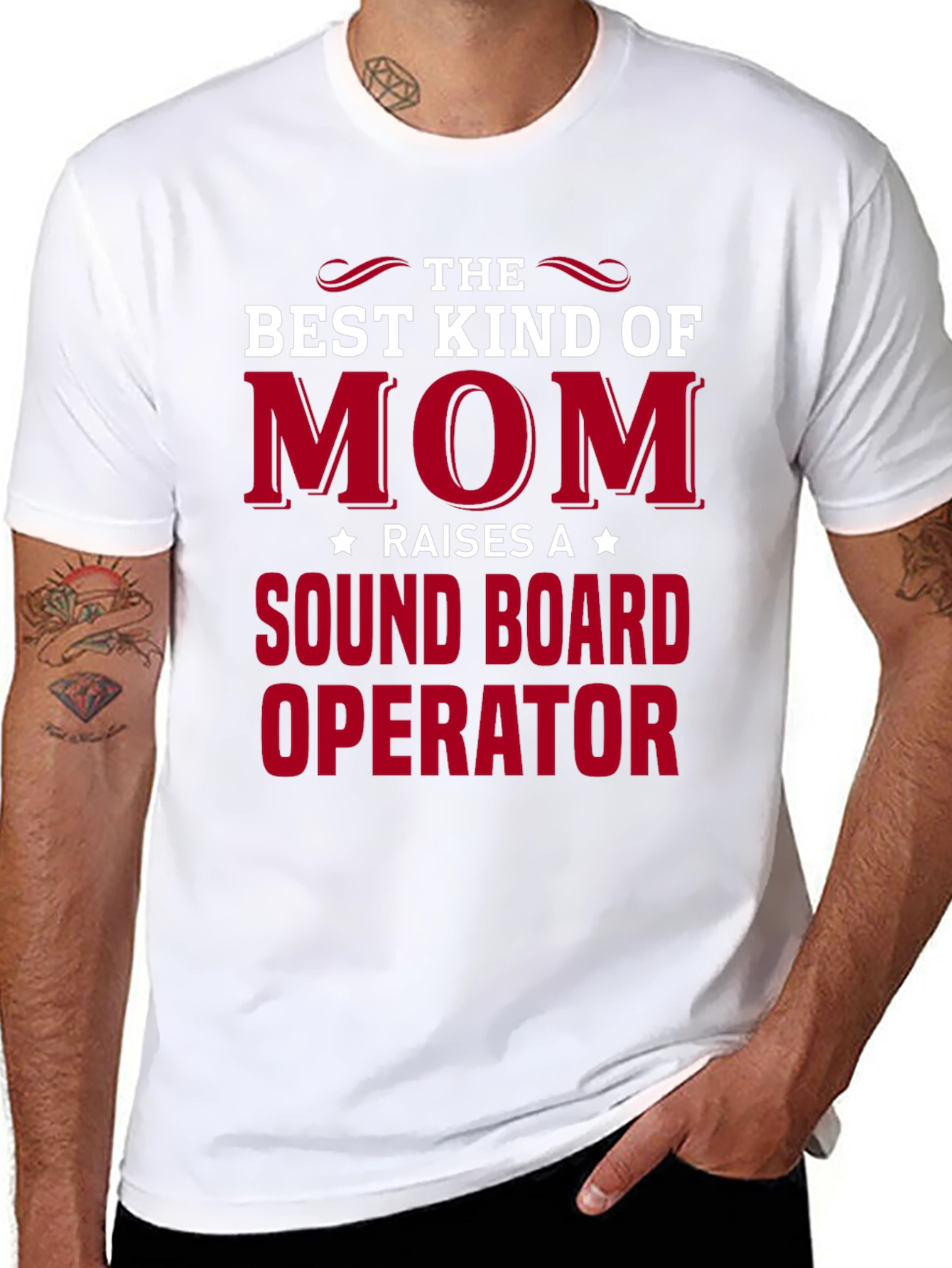 Sound Board Operator Mom Graphic Tee