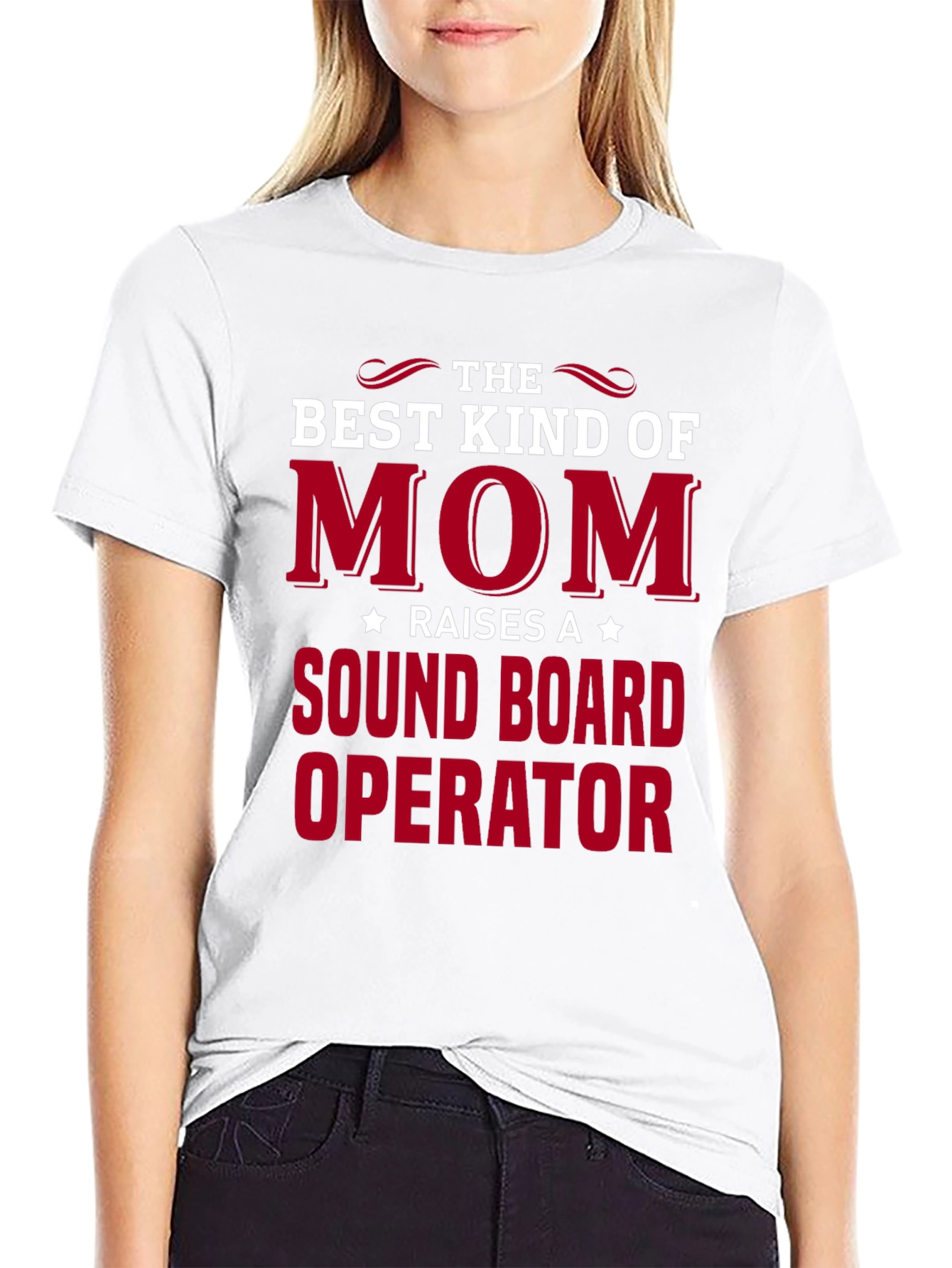 Sound Board Operator Mom Graphic Tee