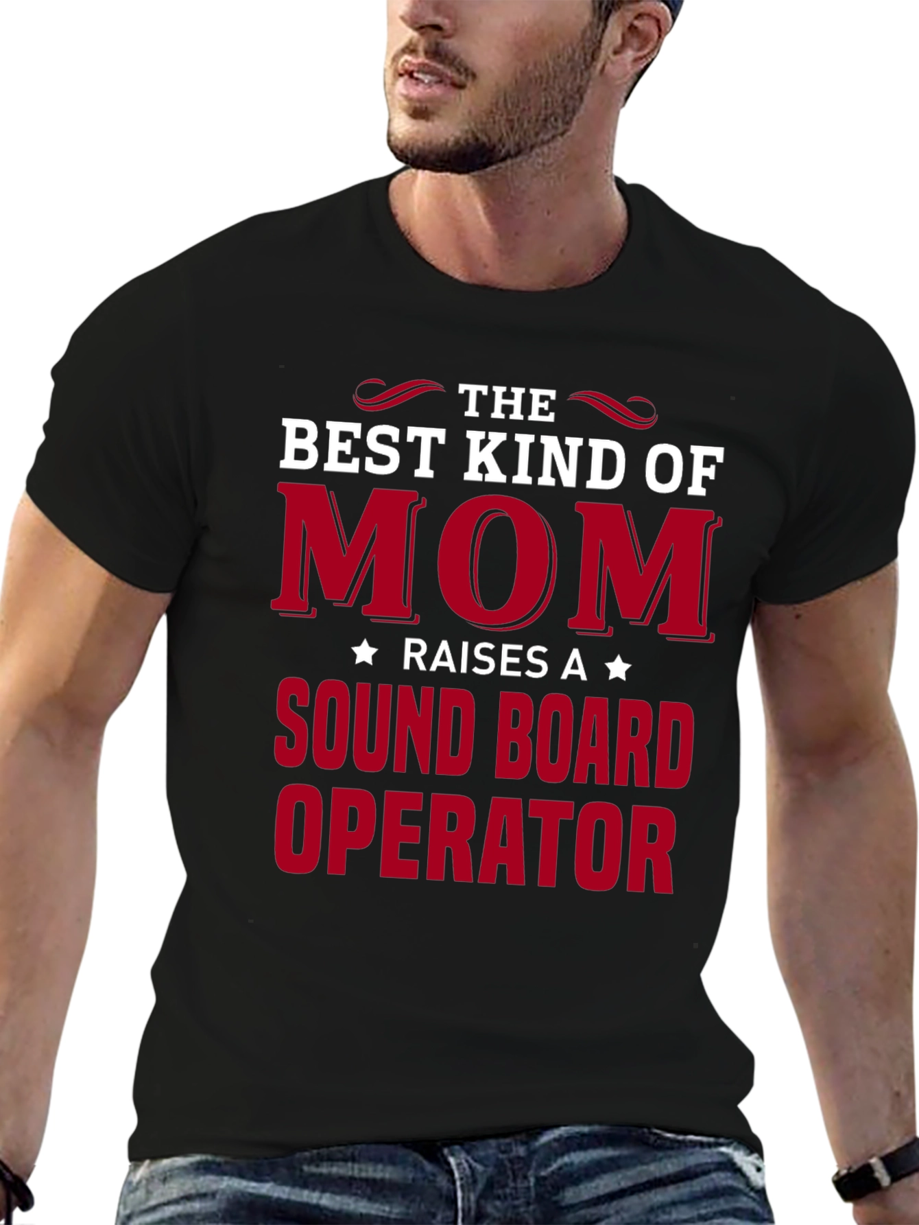 Sound Board Operator Mom Graphic Tee