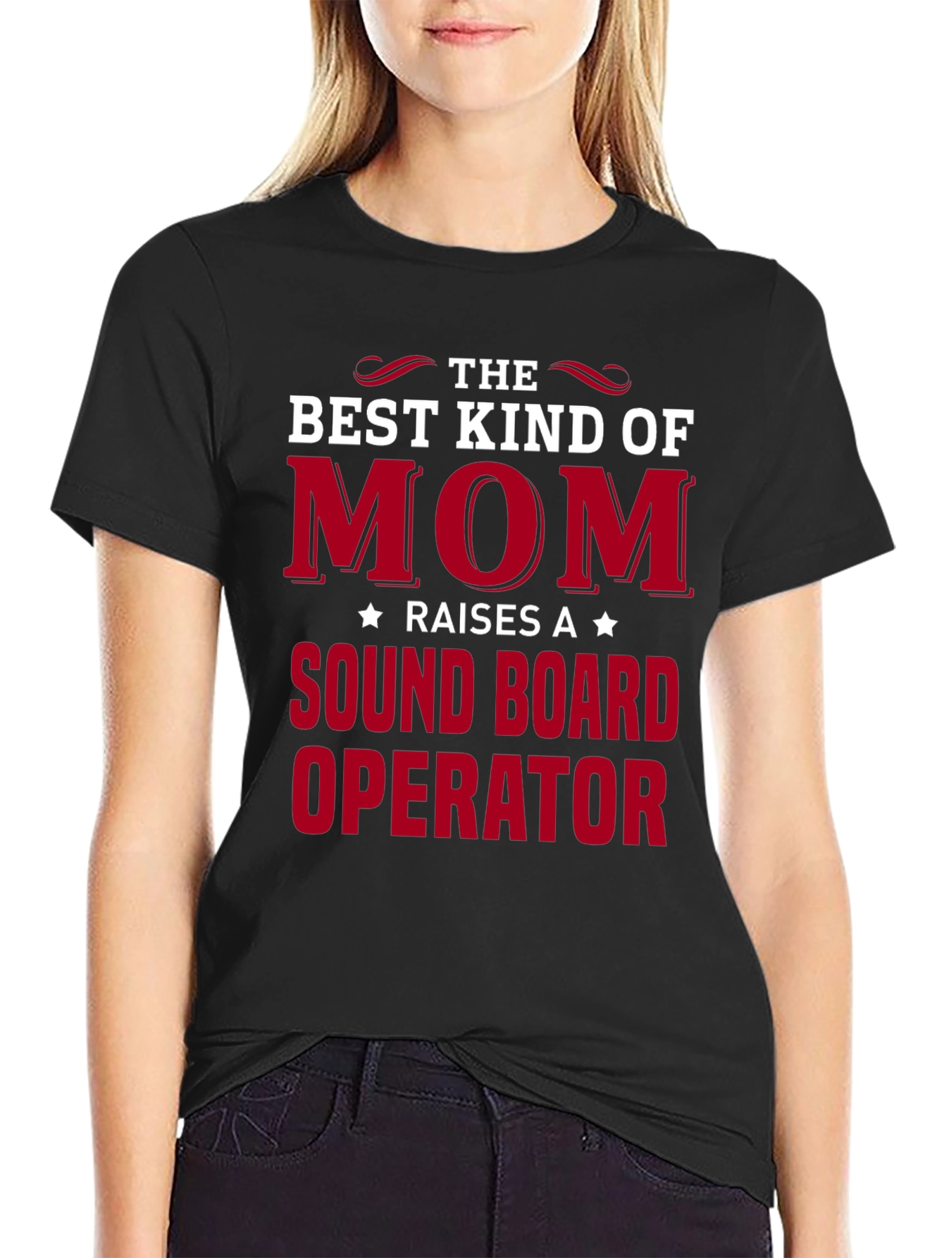 Sound Board Operator Mom Graphic Tee