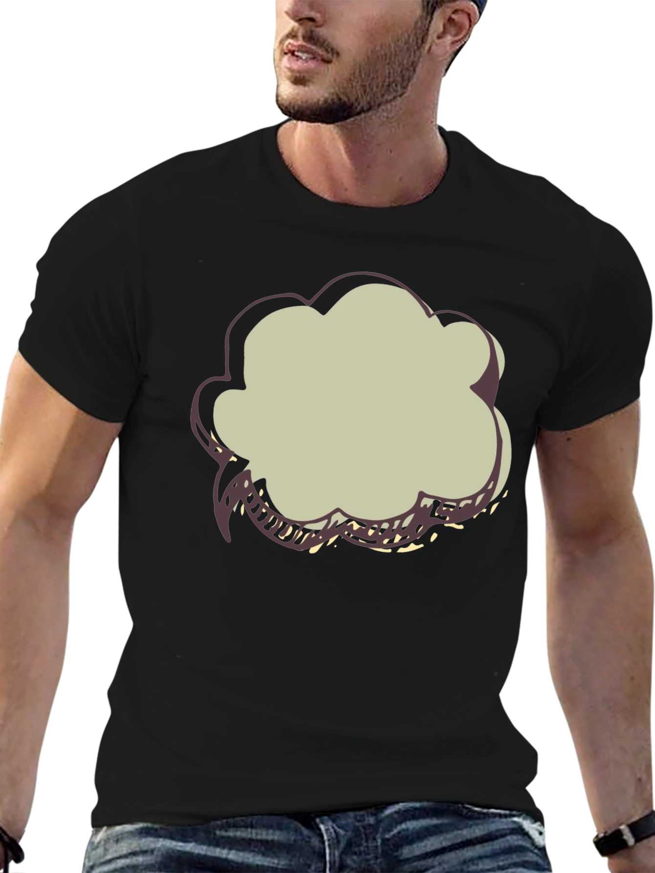 Cartoon Cloud Graphic Tee