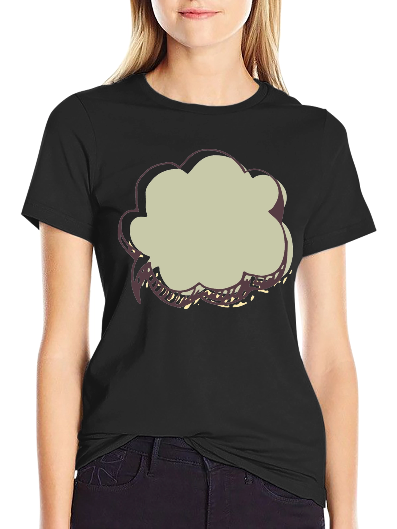 Cartoon Cloud Graphic Tee