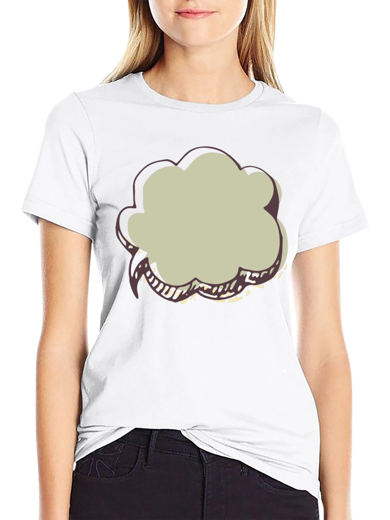 Cartoon Cloud Graphic Tee