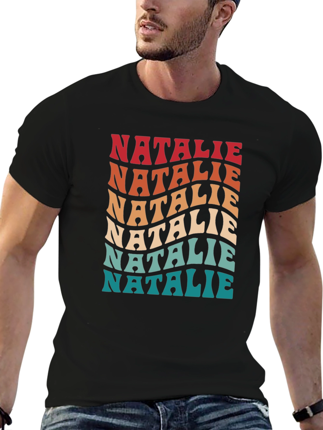 Retro Natalie T-Shirt - Fun Personalized Name Tee