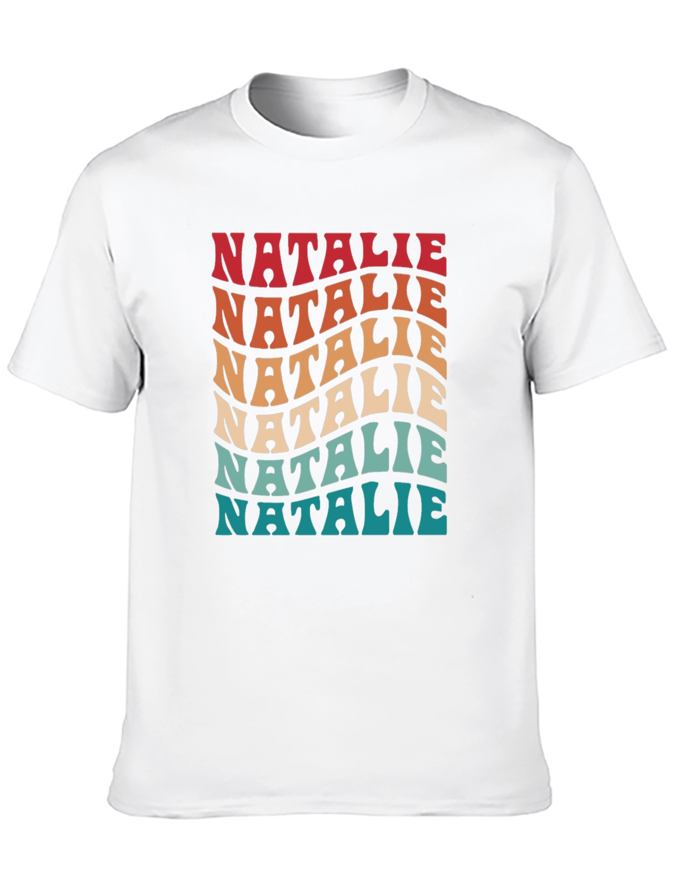 Retro Natalie T-Shirt - Fun Personalized Name Tee