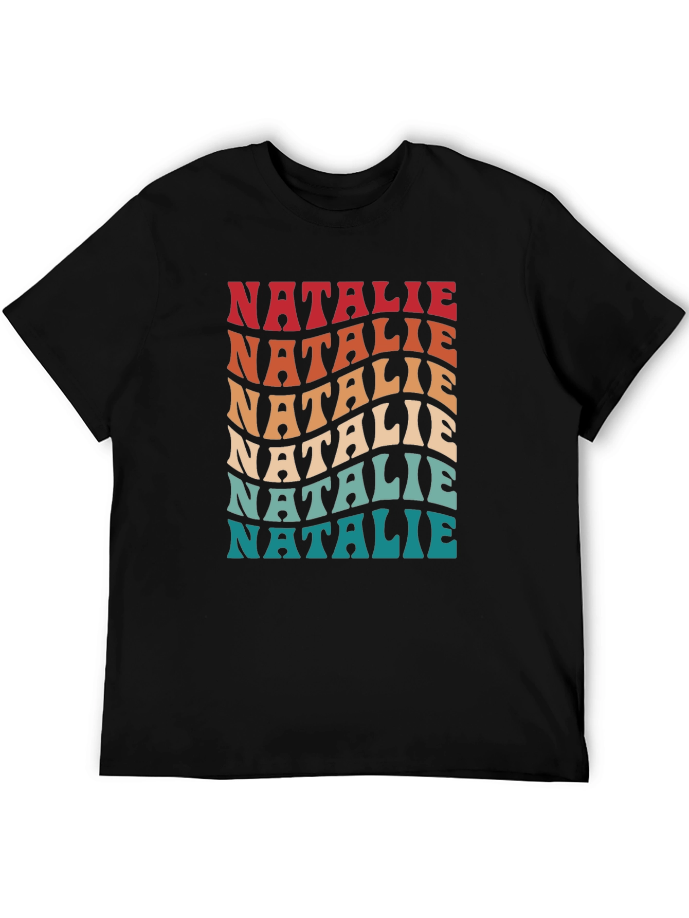 Retro Natalie T-Shirt - Fun Personalized Name Tee