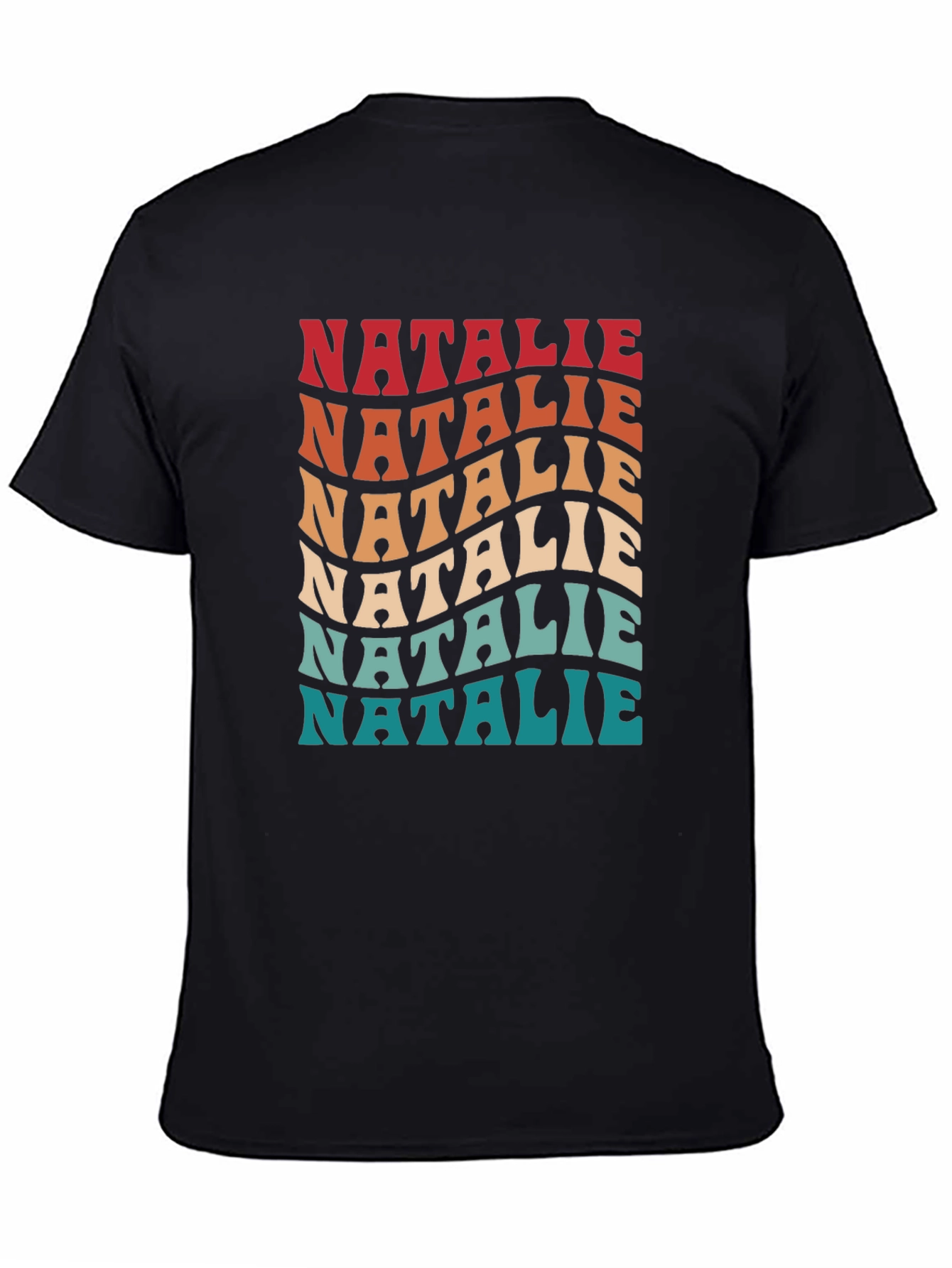 Retro Natalie T-Shirt - Fun Personalized Name Tee