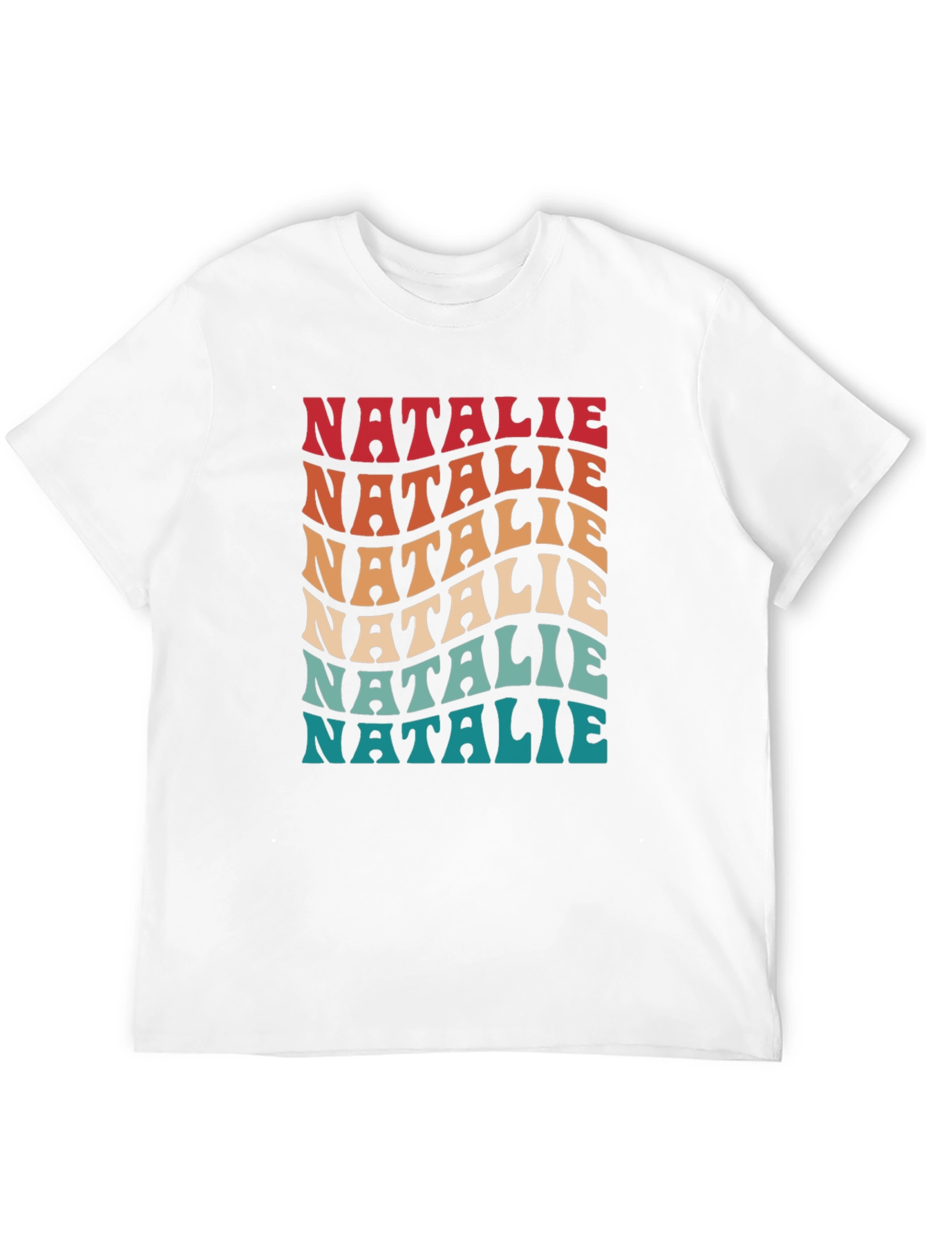 Retro Natalie T-Shirt - Fun Personalized Name Tee