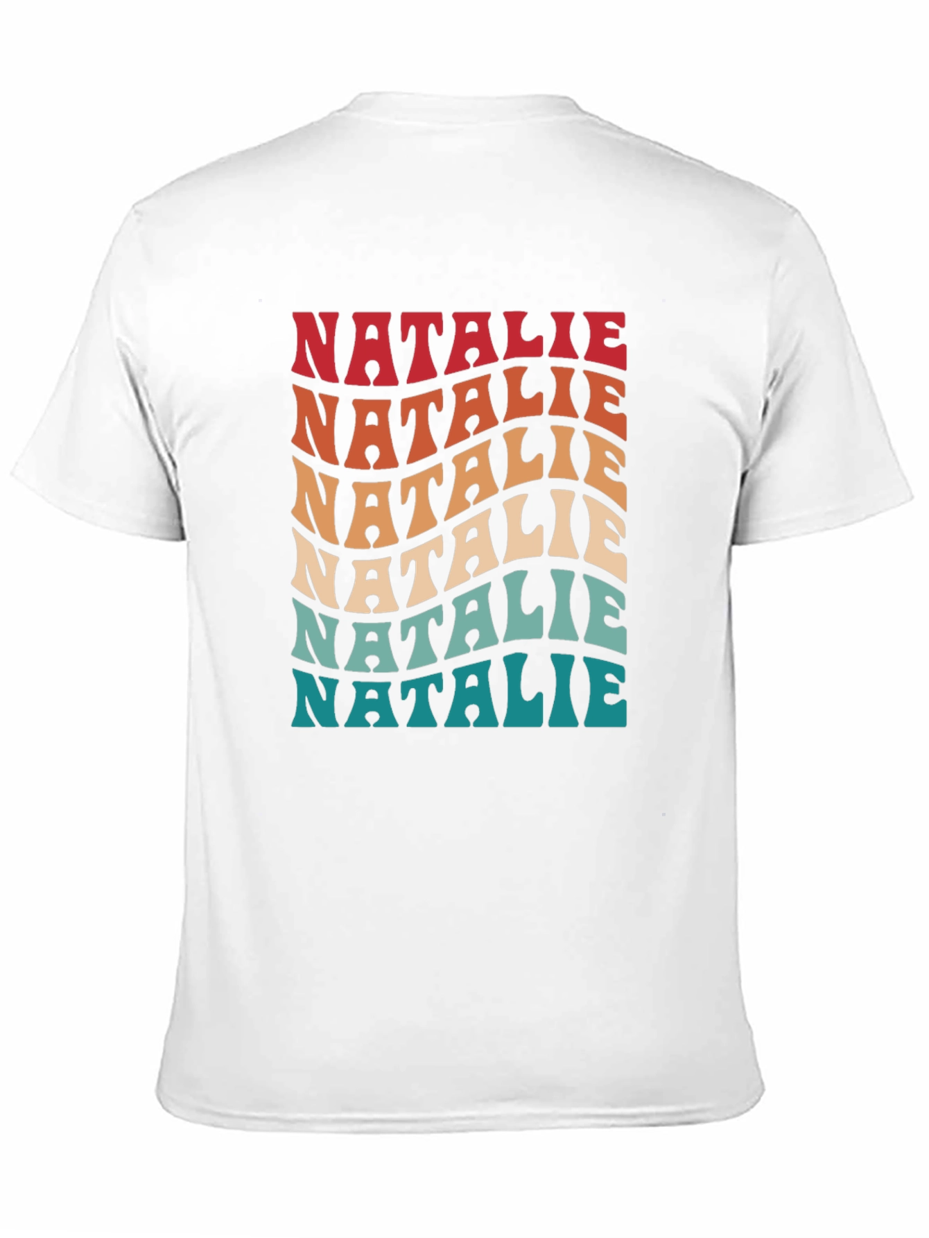 Retro Natalie T-Shirt - Fun Personalized Name Tee