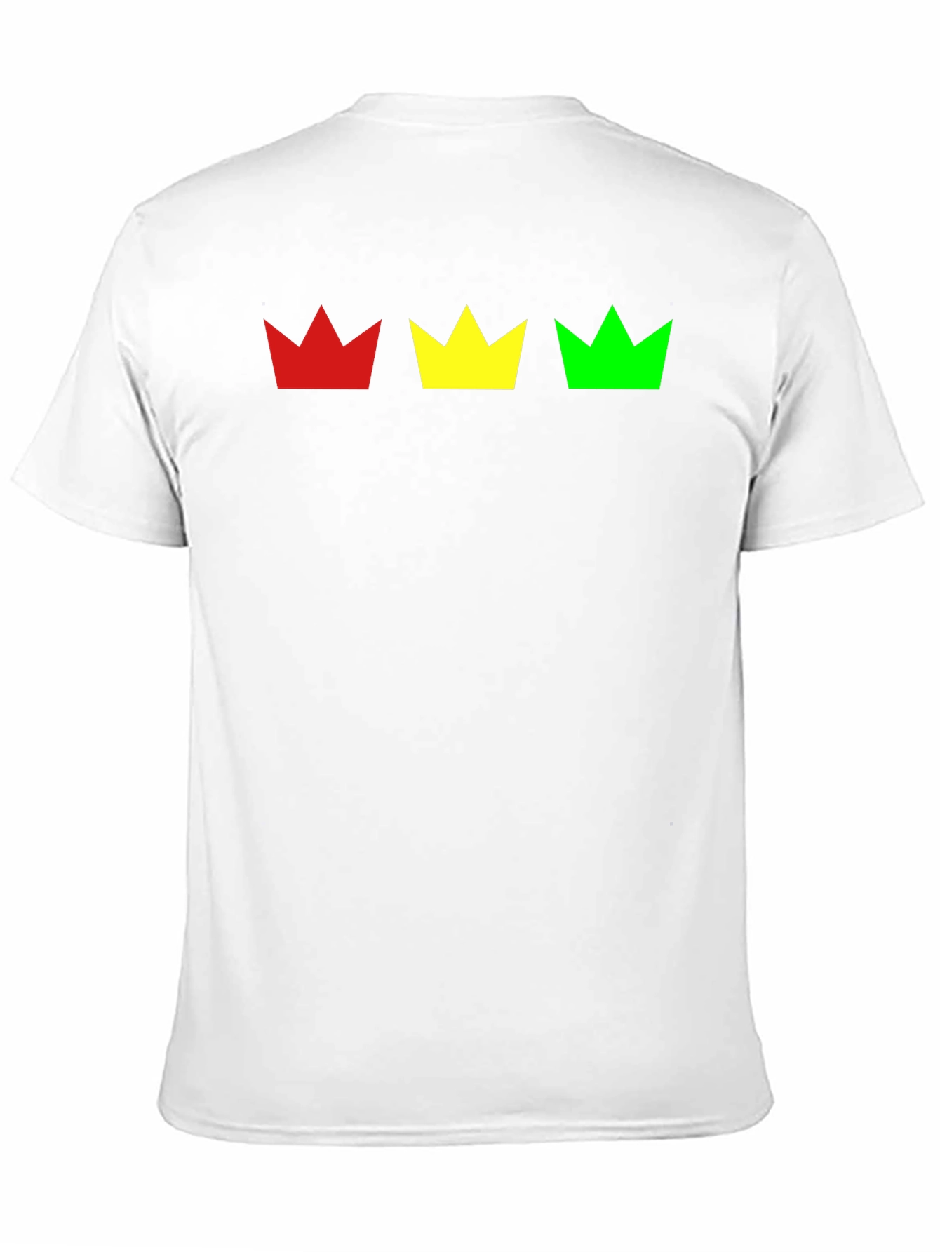 Rasta Crown T-Shirt - Red Yellow Green Graphic Tee