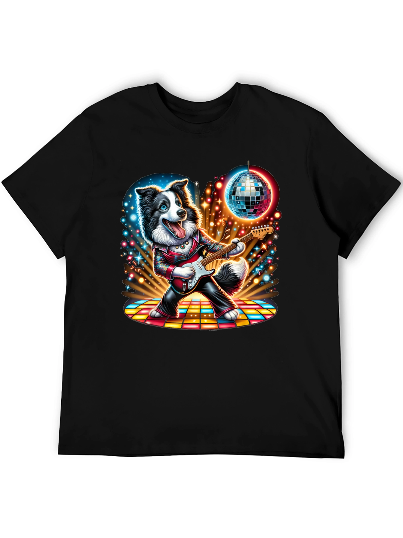 Disco Dog Guitarist T-Shirt