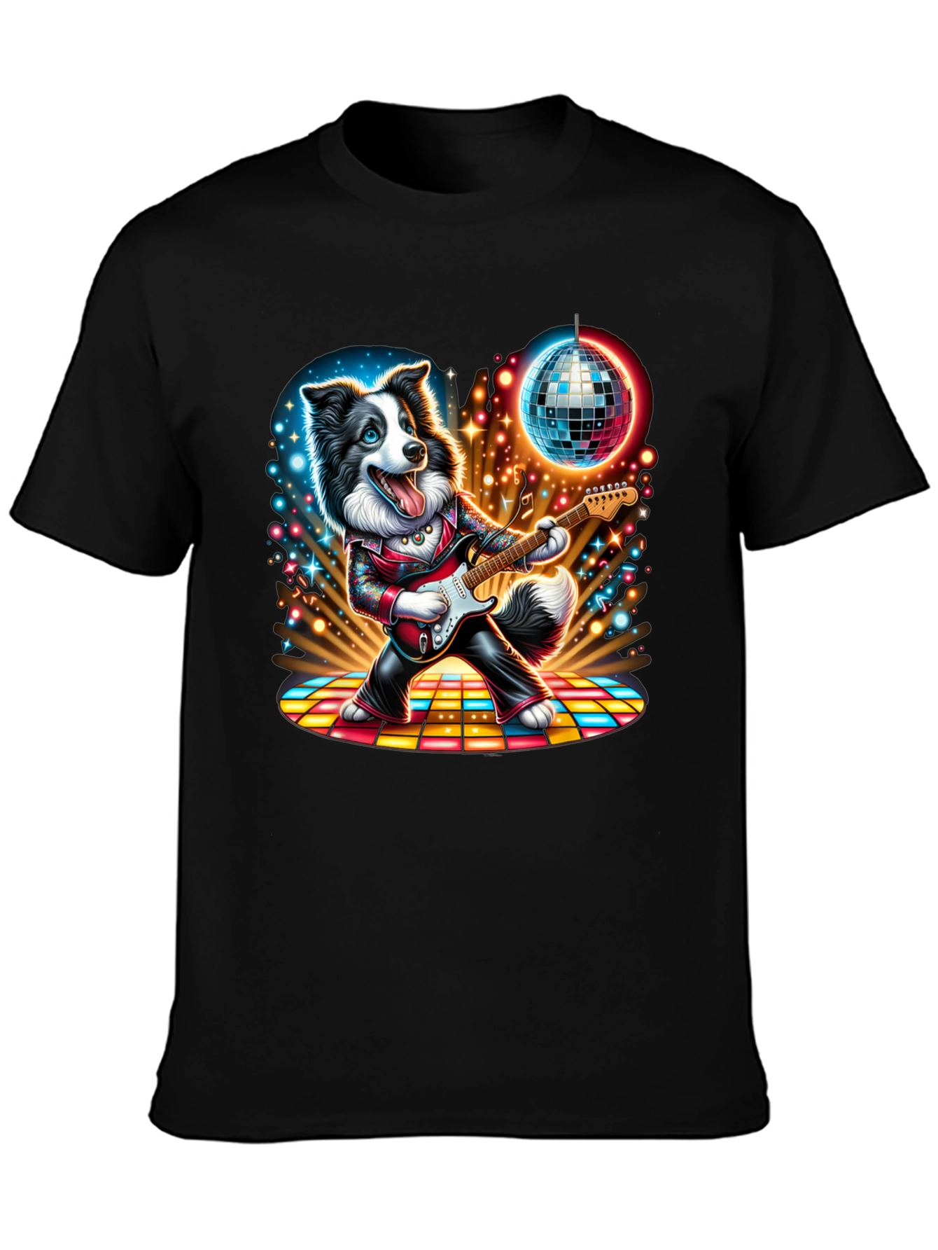 Disco Dog Guitarist T-Shirt