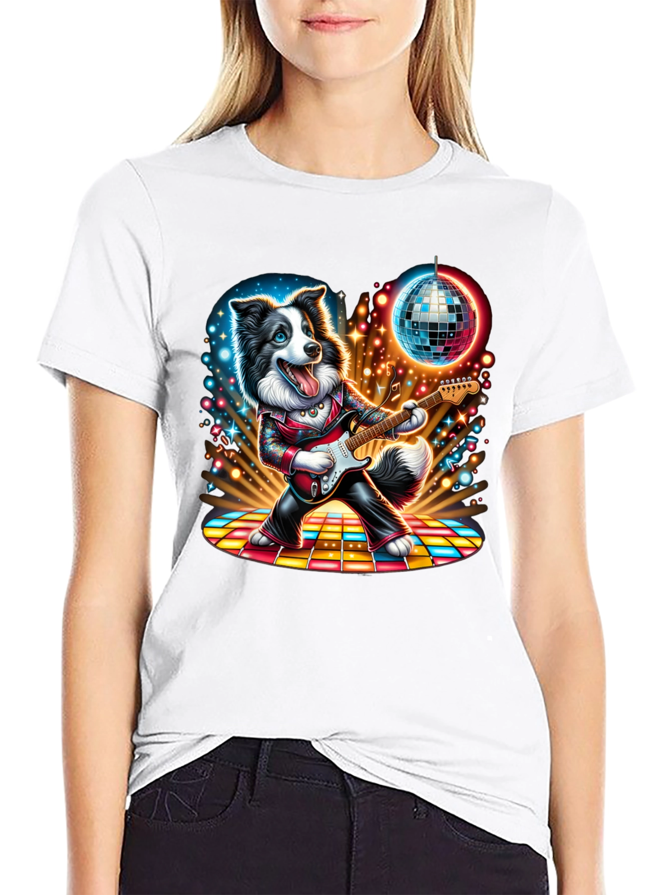 Disco Dog Guitarist T-Shirt