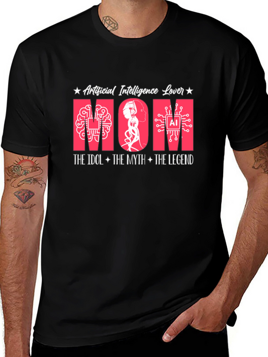 AI Mom T-Shirt - Artificial Intelligence Lover Tee