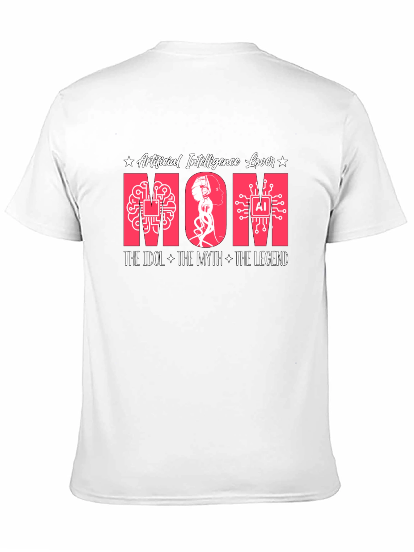 AI Mom T-Shirt - Artificial Intelligence Lover Tee