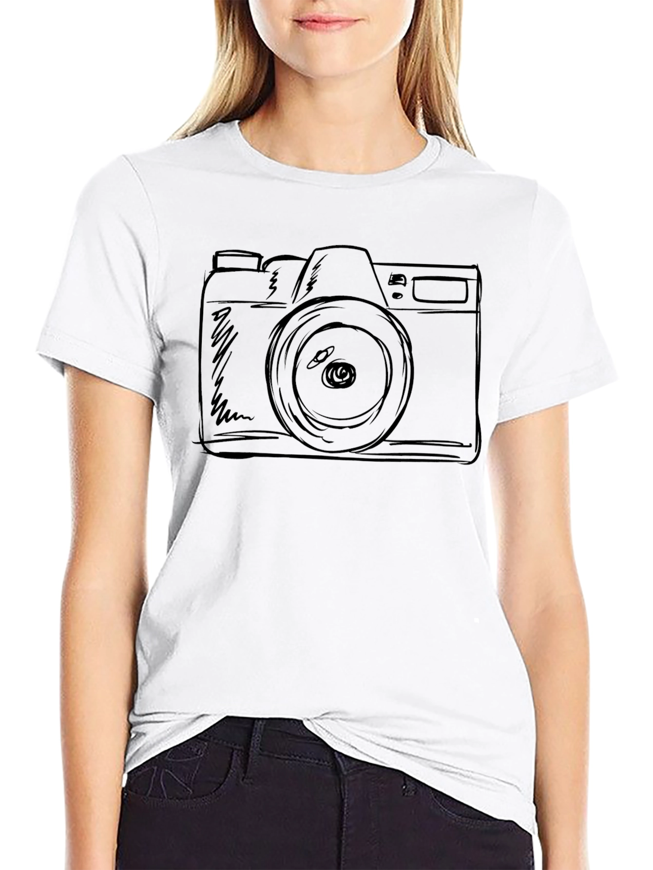 Camera Graphic T-Shirt - Photographer Tee