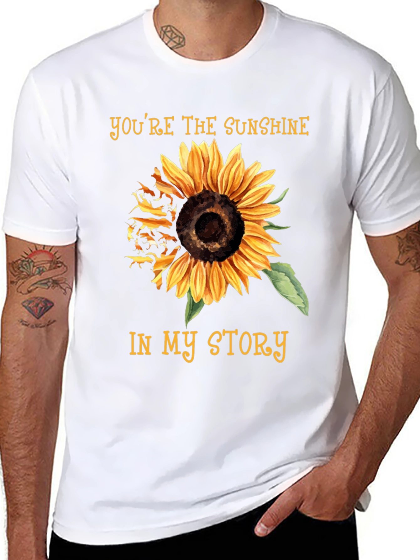 Sunflower Graphic Tee - Youre the Sunshine