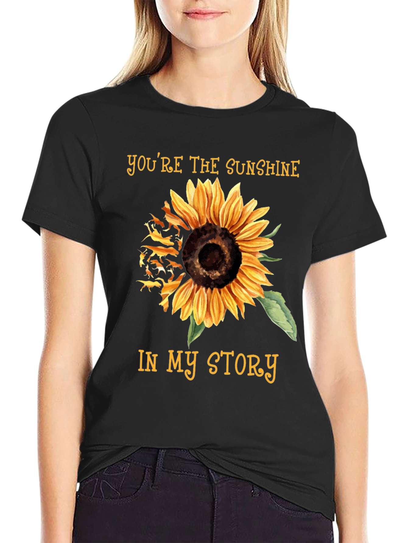 Sunflower Graphic Tee - Youre the Sunshine