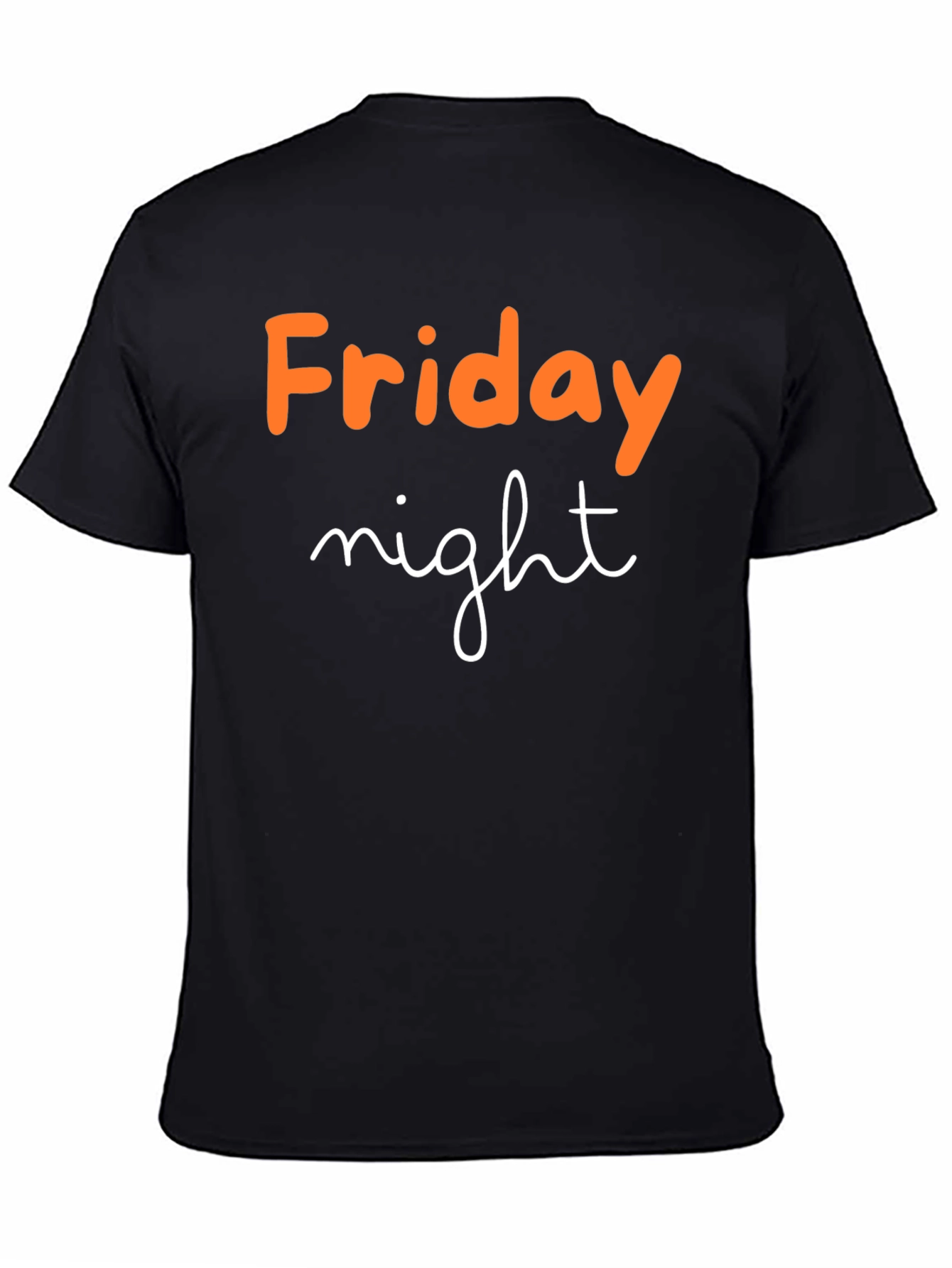 Friday Night Graphic Tee - Mens Black T-Shirt