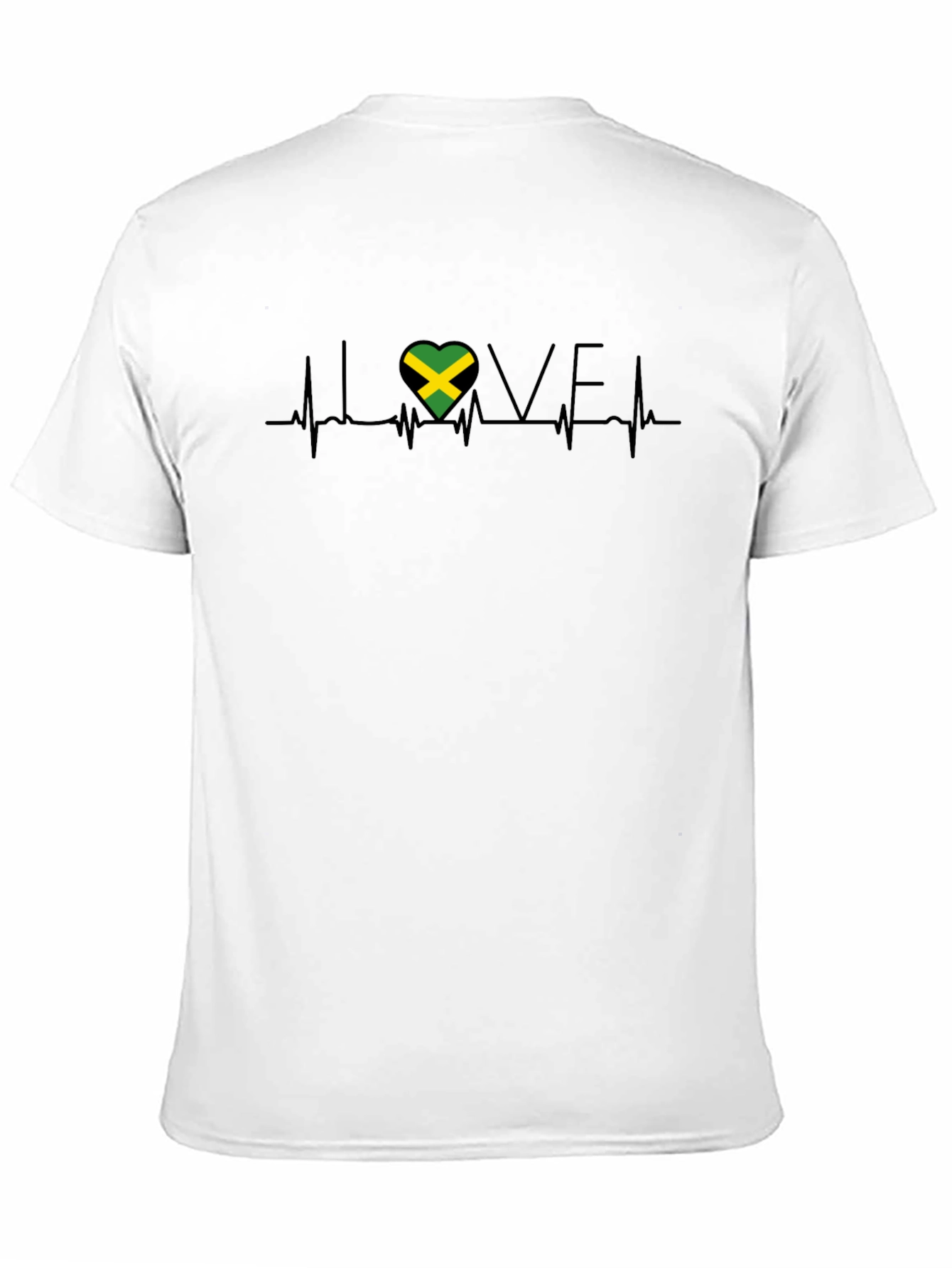 Jamaica Love Heartbeat T-Shirt