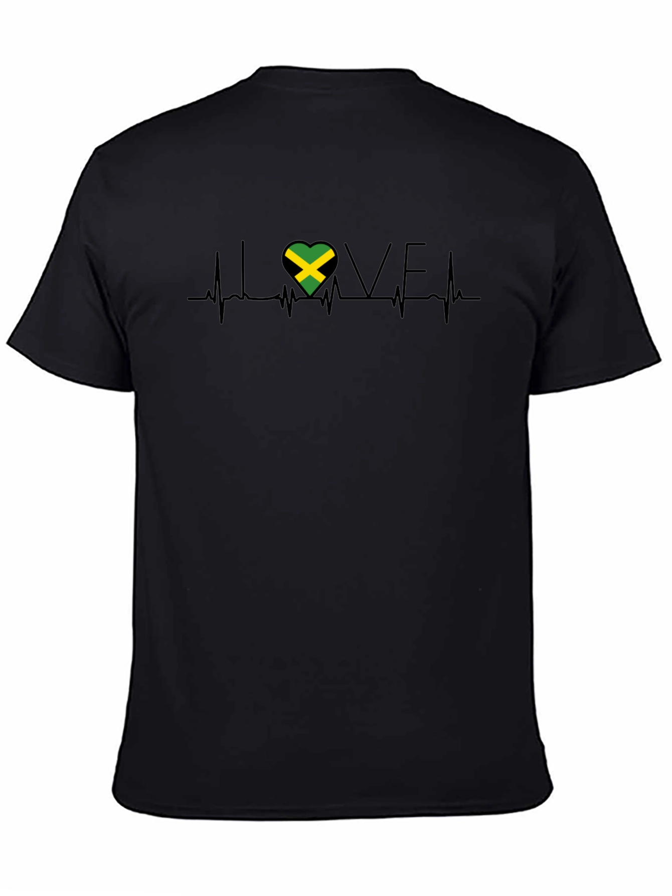 Jamaica Love Heartbeat T-Shirt