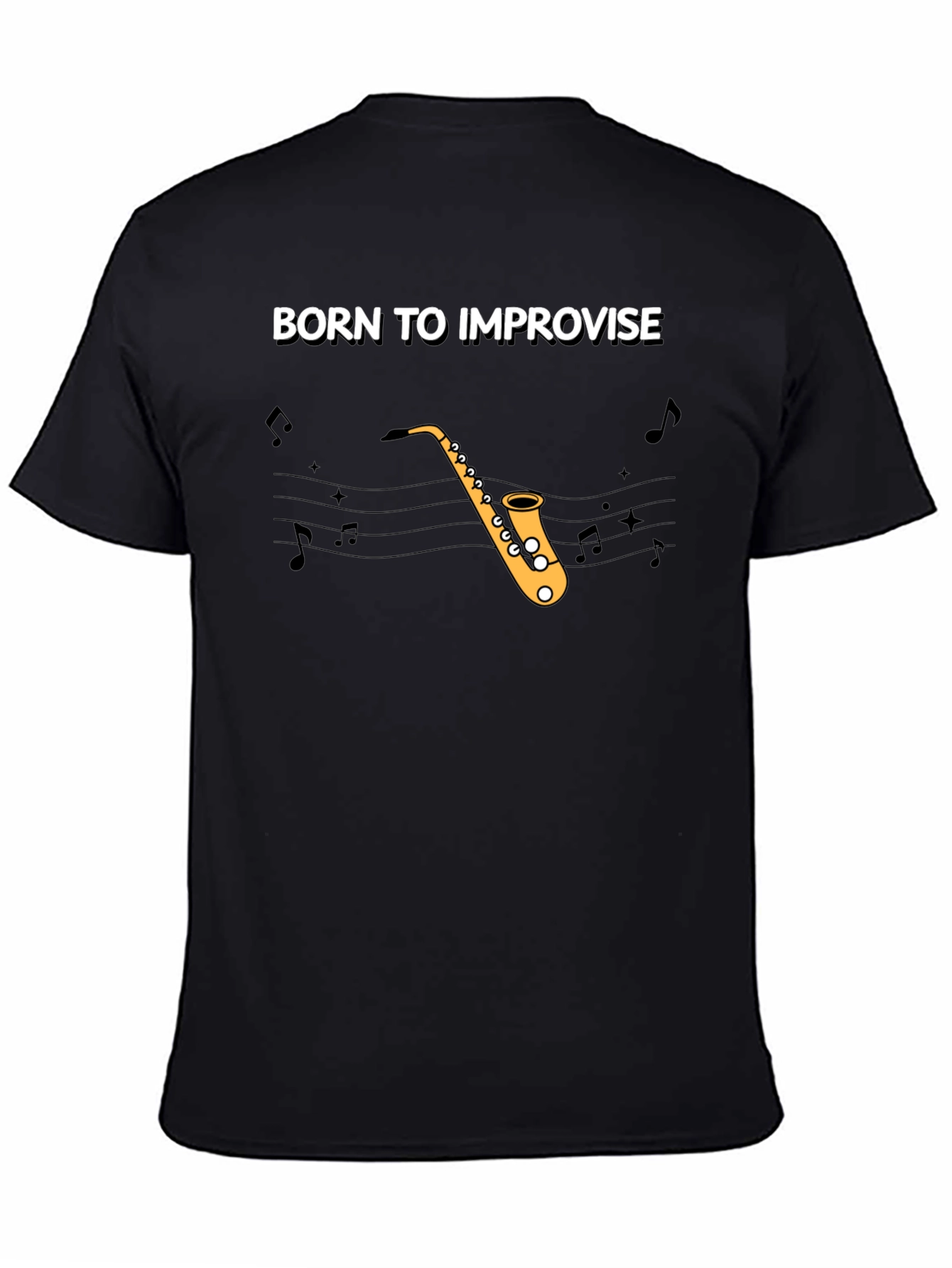 Born To Improvise Saxophone T-Shirt