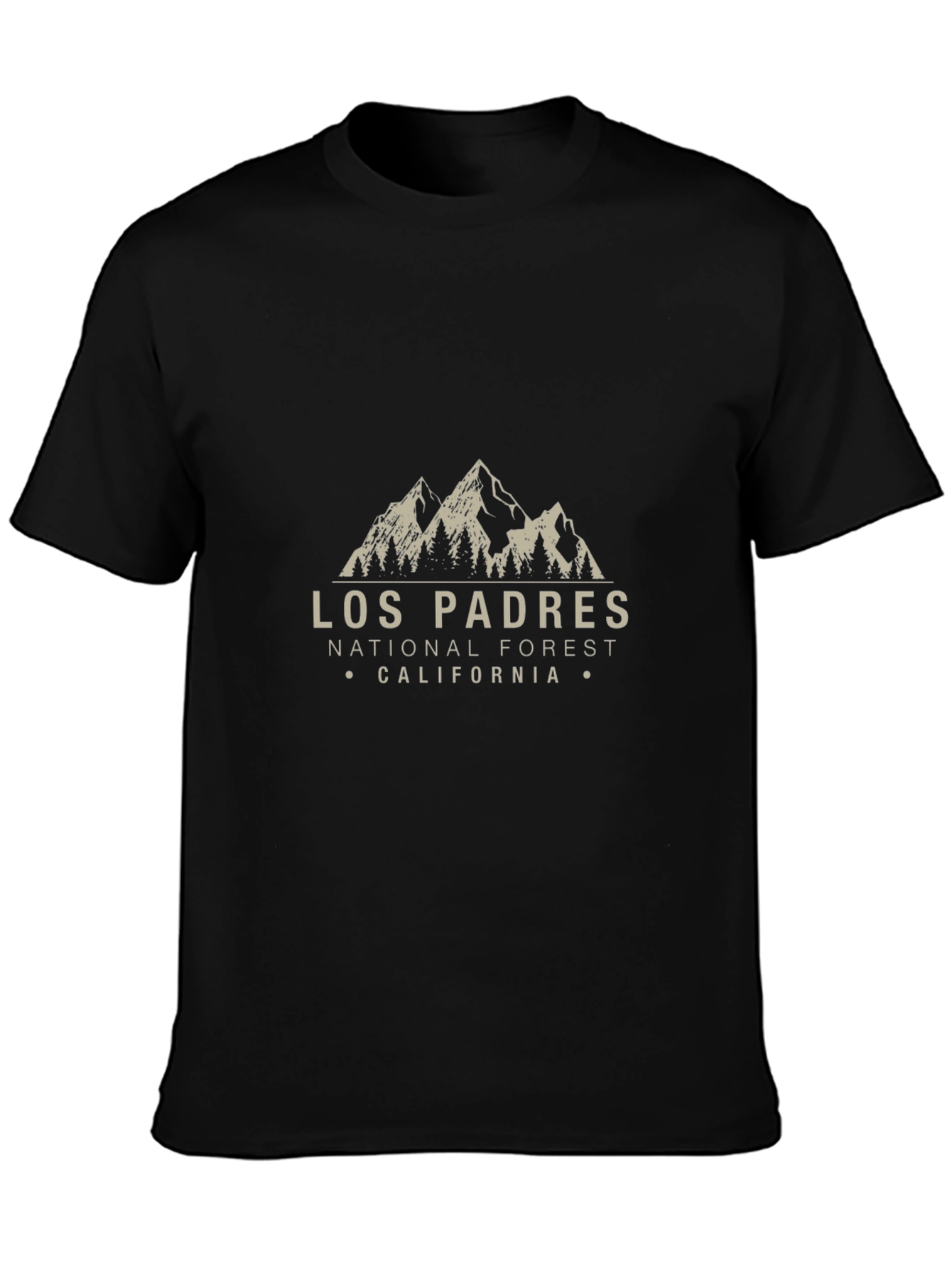 Los Padres National Forest Graphic Tee - Black