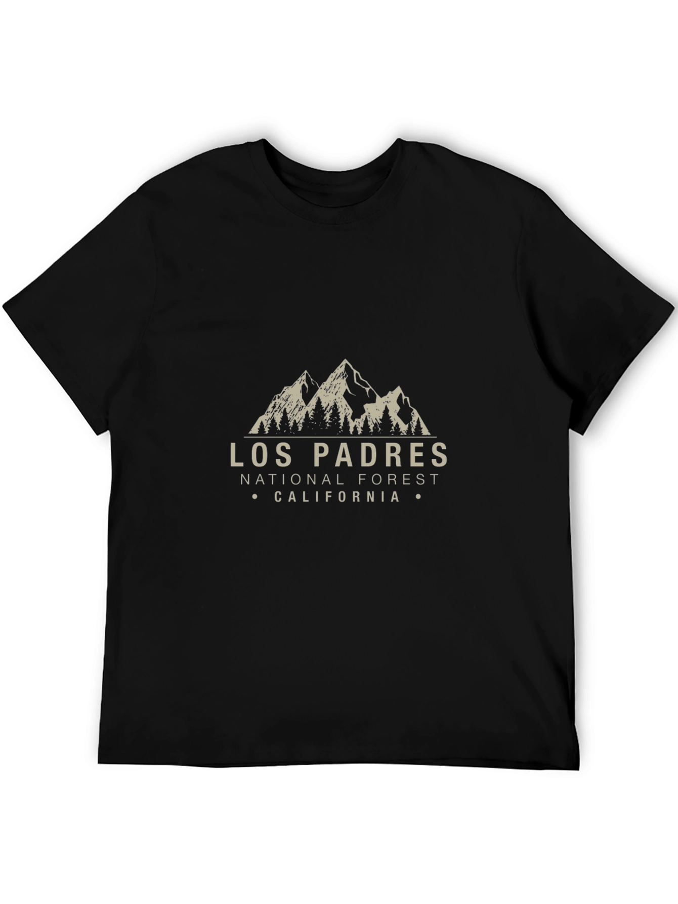 Los Padres National Forest Graphic Tee - Black