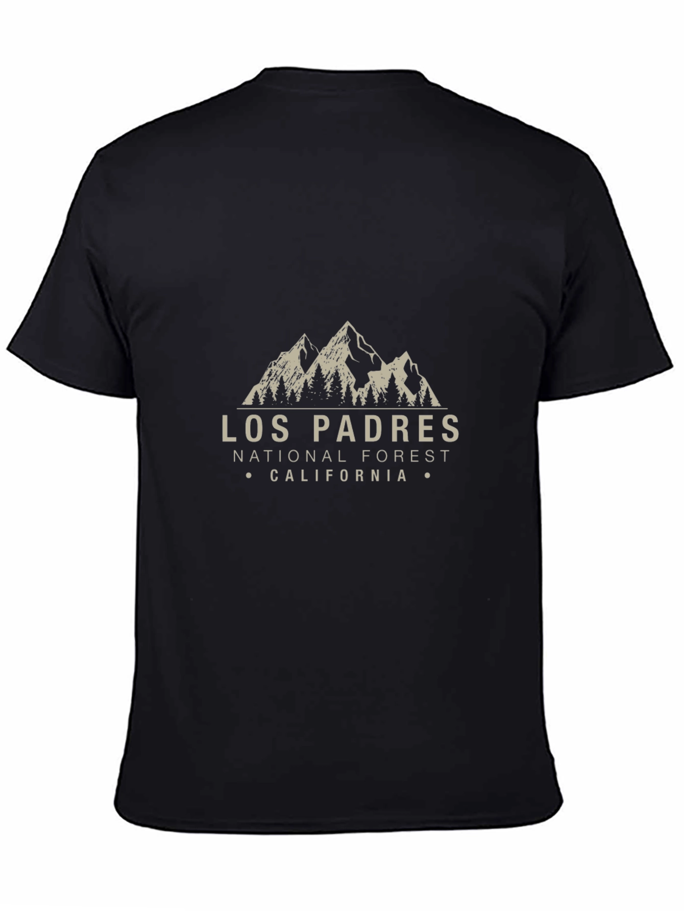 Los Padres National Forest Graphic Tee - Black