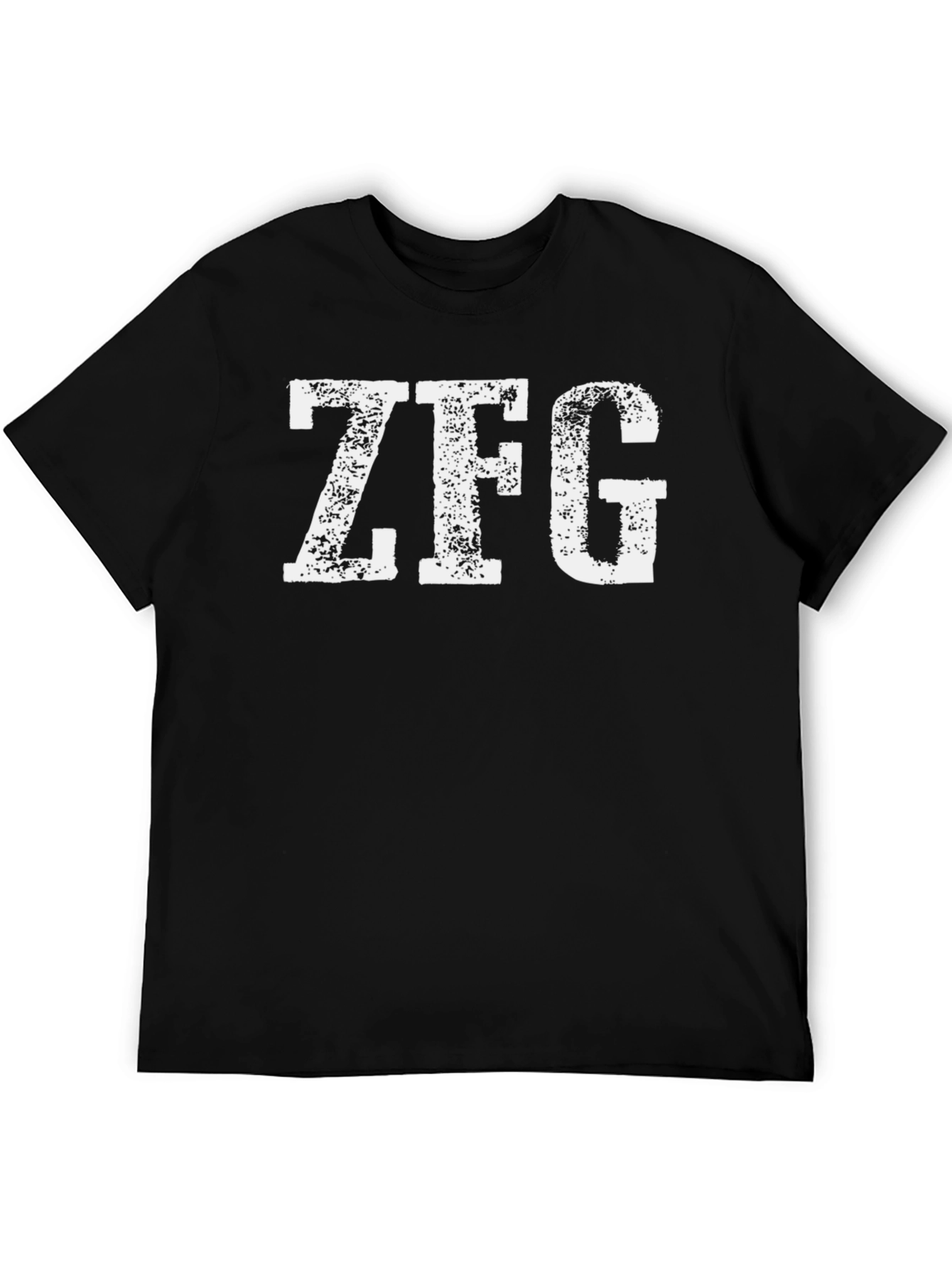 ZFG Graphic Tee - Casual Black T-Shirt