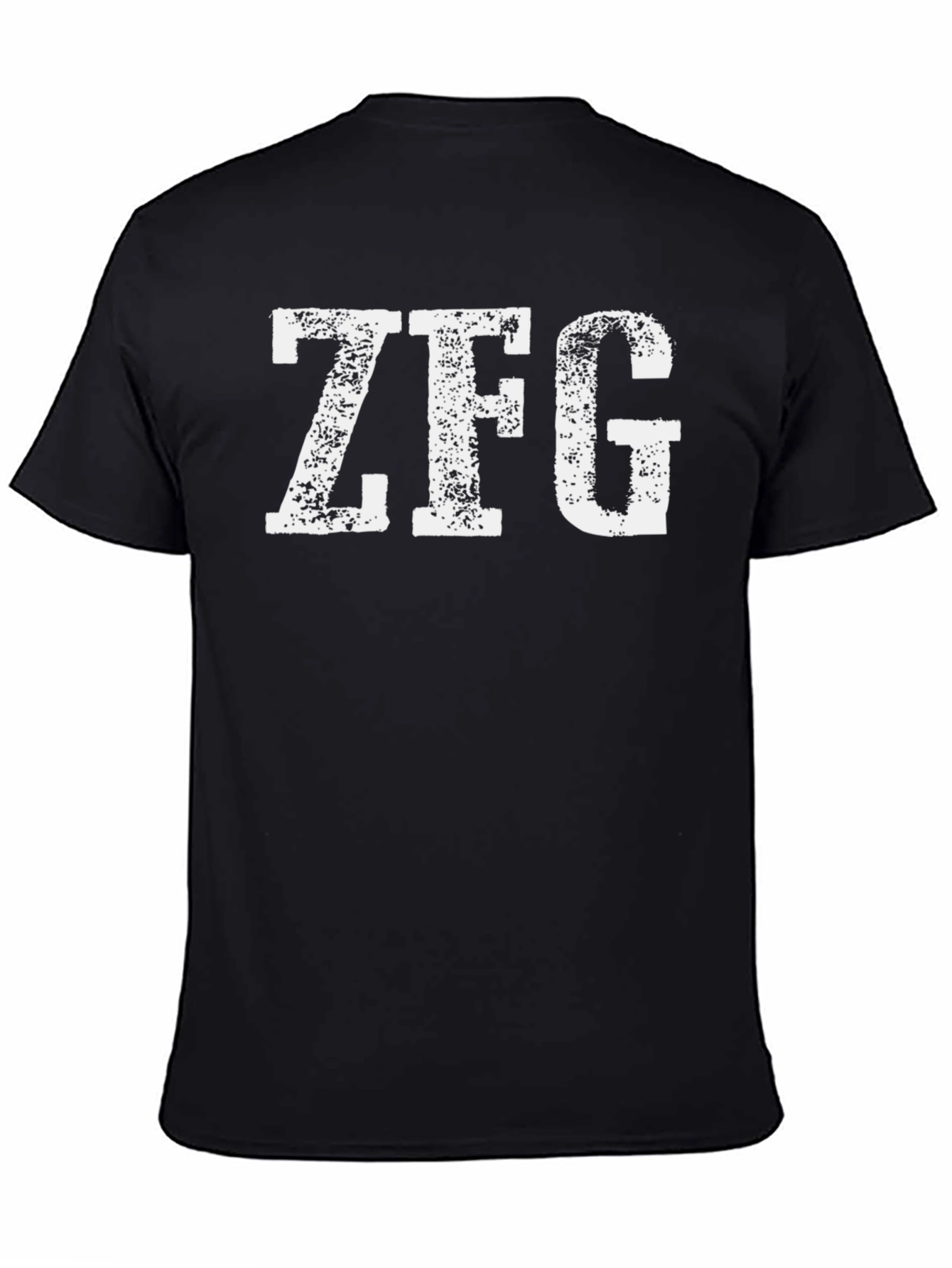 ZFG Graphic Tee - Casual Black T-Shirt