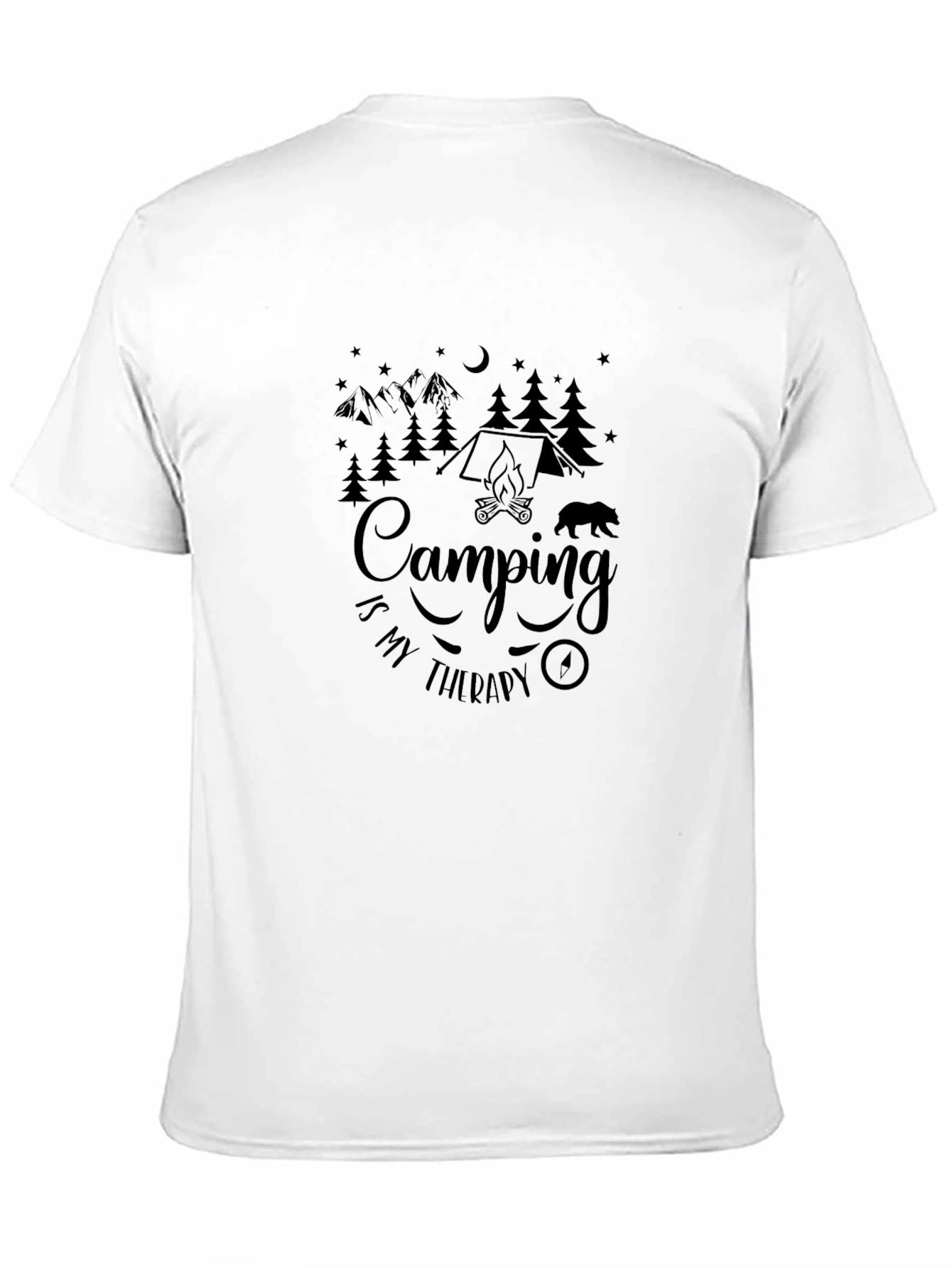 Camping Therapy T-Shirt - Outdoor Adventure Tee