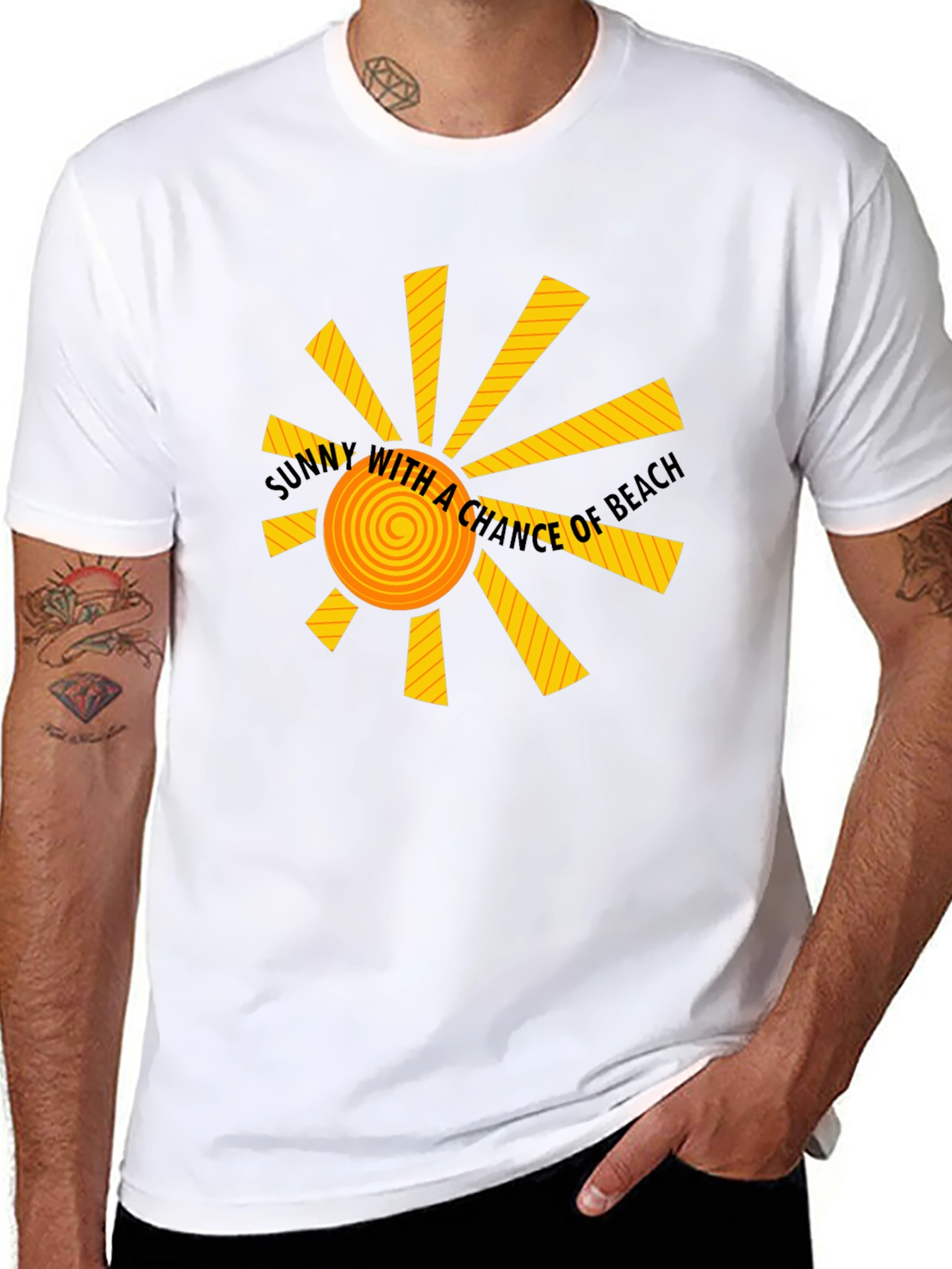 Sunny with a Chance of Beach Graphic Tee