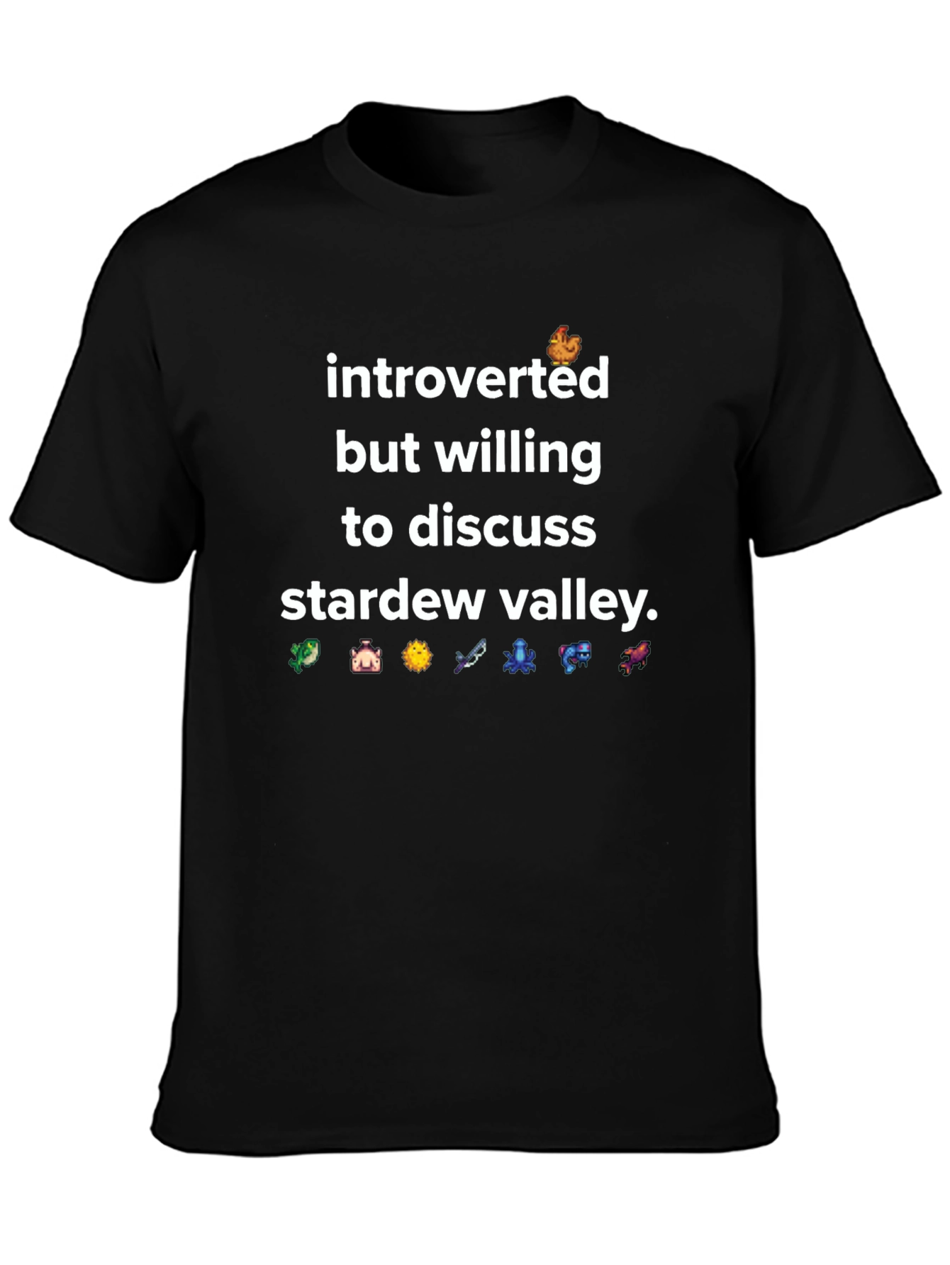 Stardew Valley Introvert T-Shirt - Gamer Tee