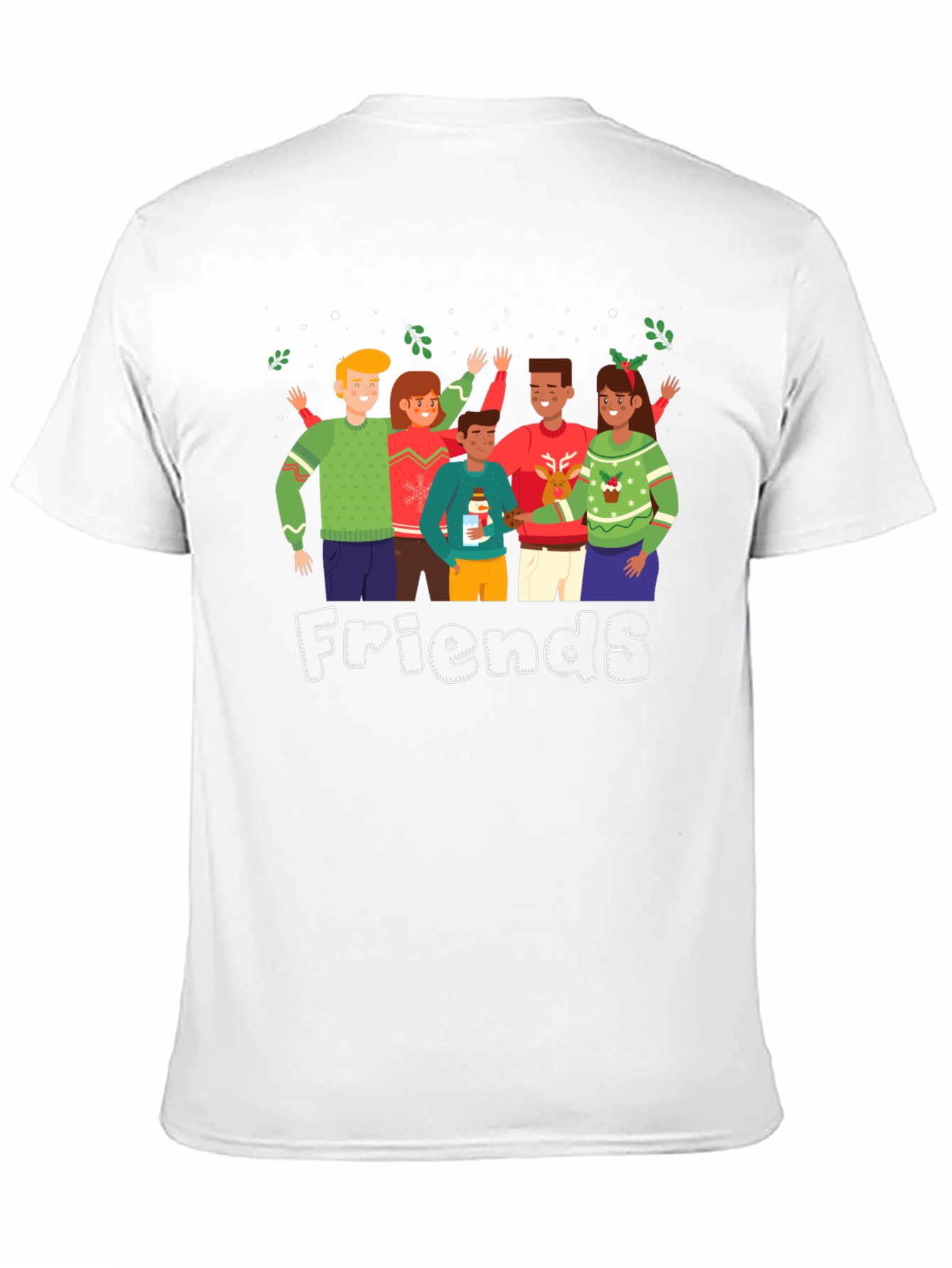 Friends Christmas Sweater T-Shirt