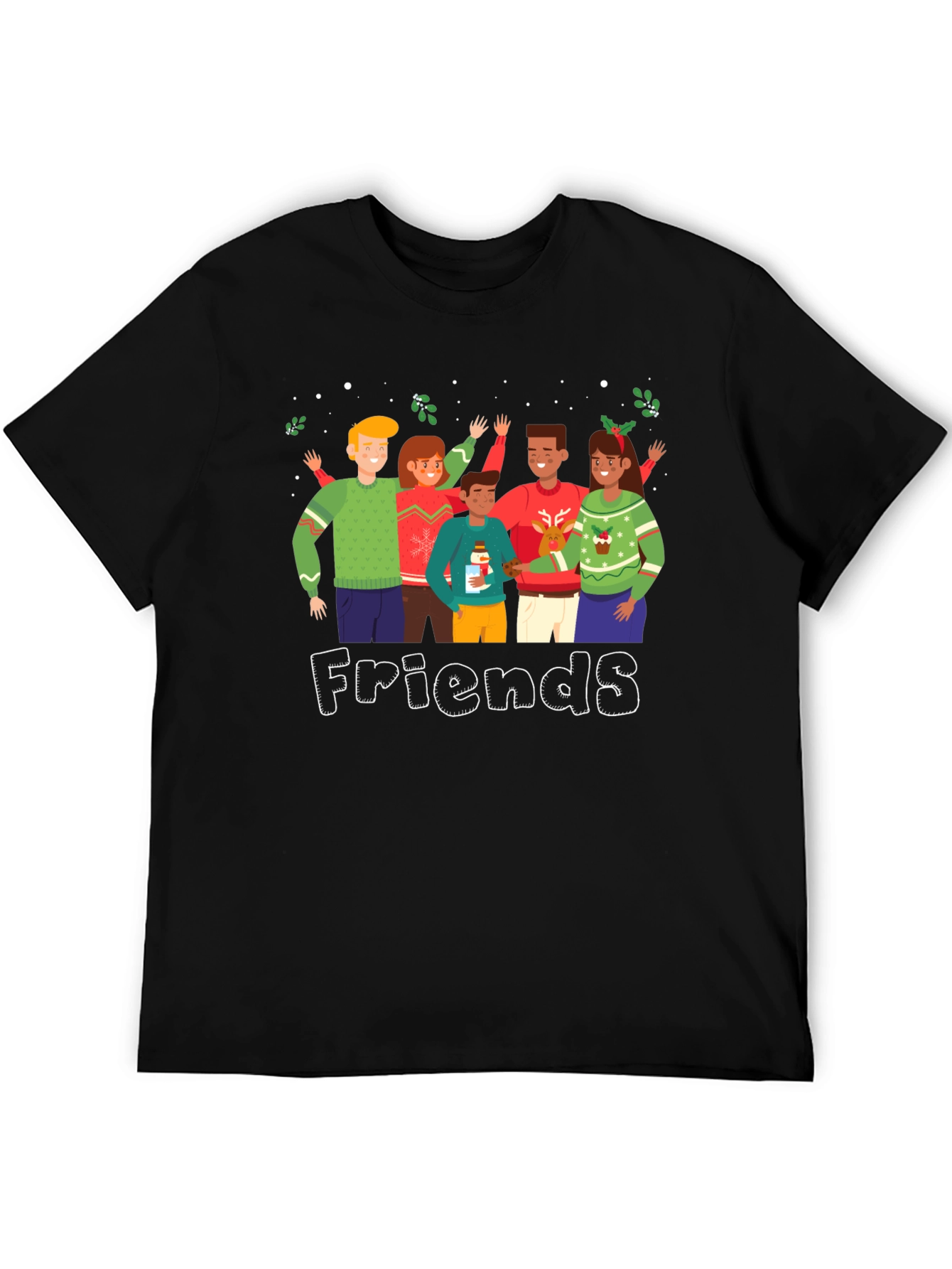 Friends Christmas Sweater T-Shirt