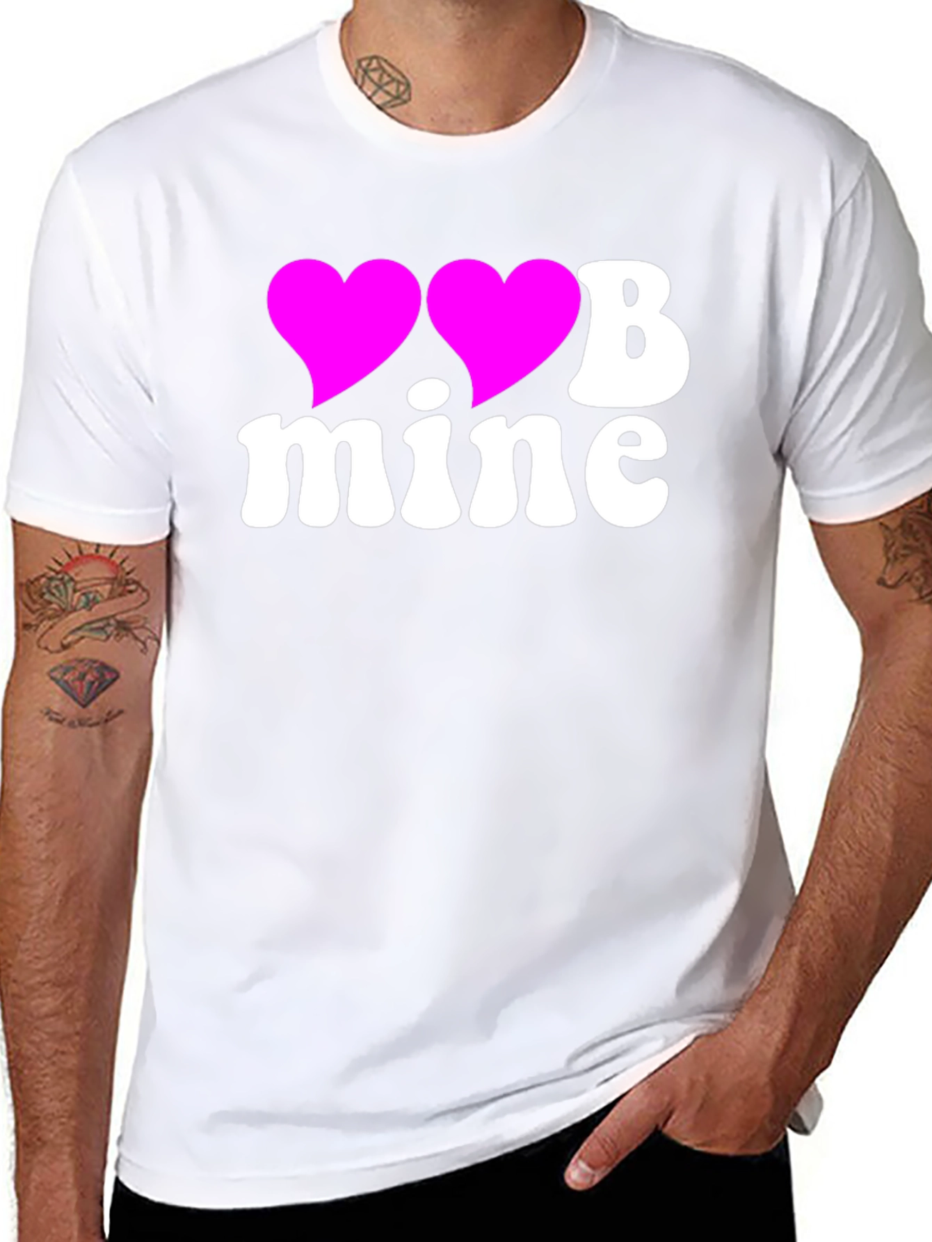 Be Mine Heart Graphic Tee - Valentines Day Edition