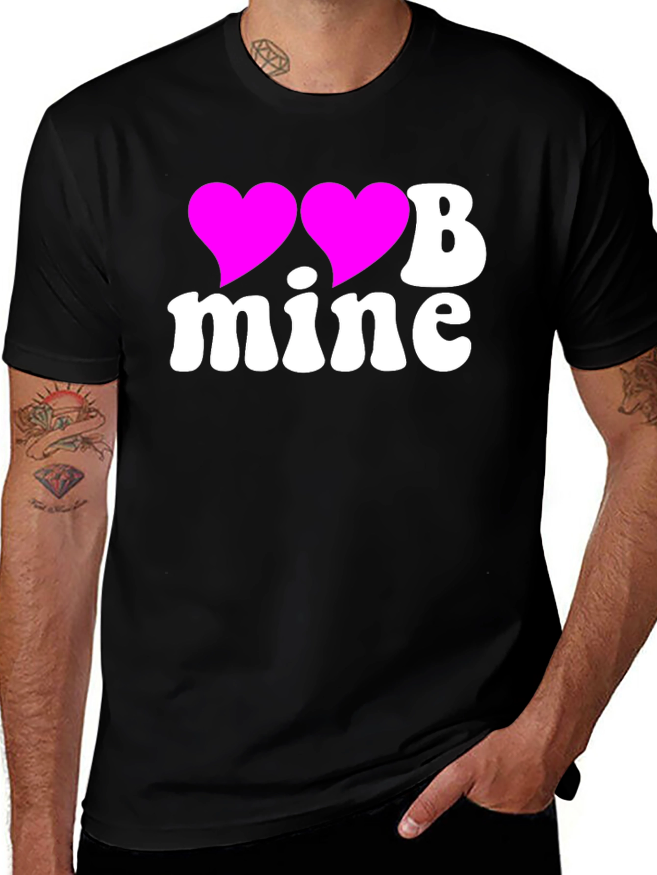 Be Mine Heart Graphic Tee - Valentines Day Edition