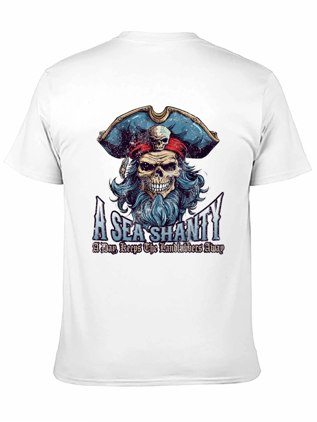 A Sea Shanty T-Shirt Pirate Skull Tee