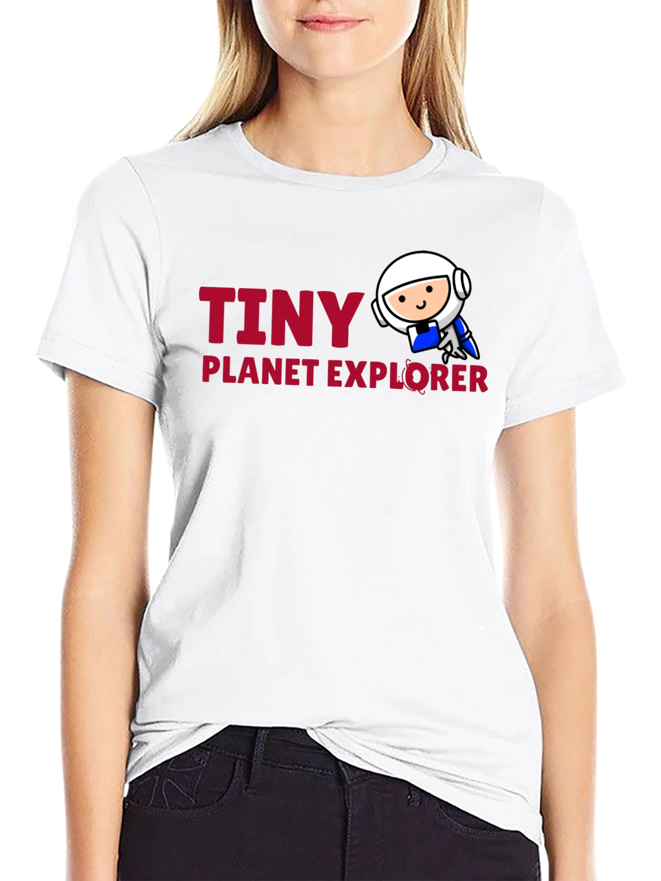 Tiny Planet Explorer Black T-Shirt
